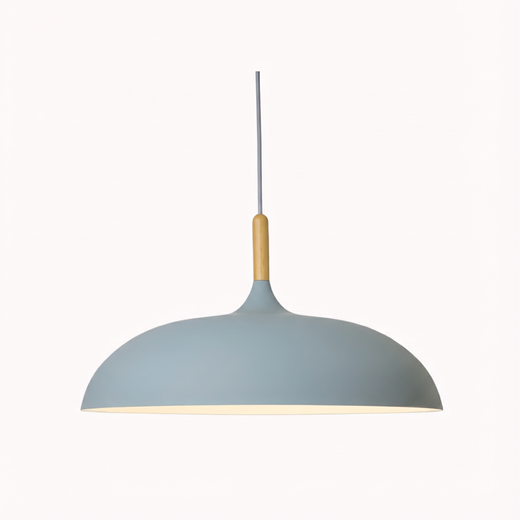 HaftLight | Elegant Minimalist Wood and Iron Kitchen Pendant Lighting