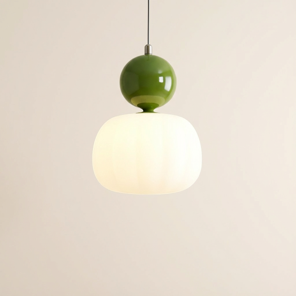 ArtDecoGlow | Elegant Vintage Glass Pendant Light Ceiling Fixture