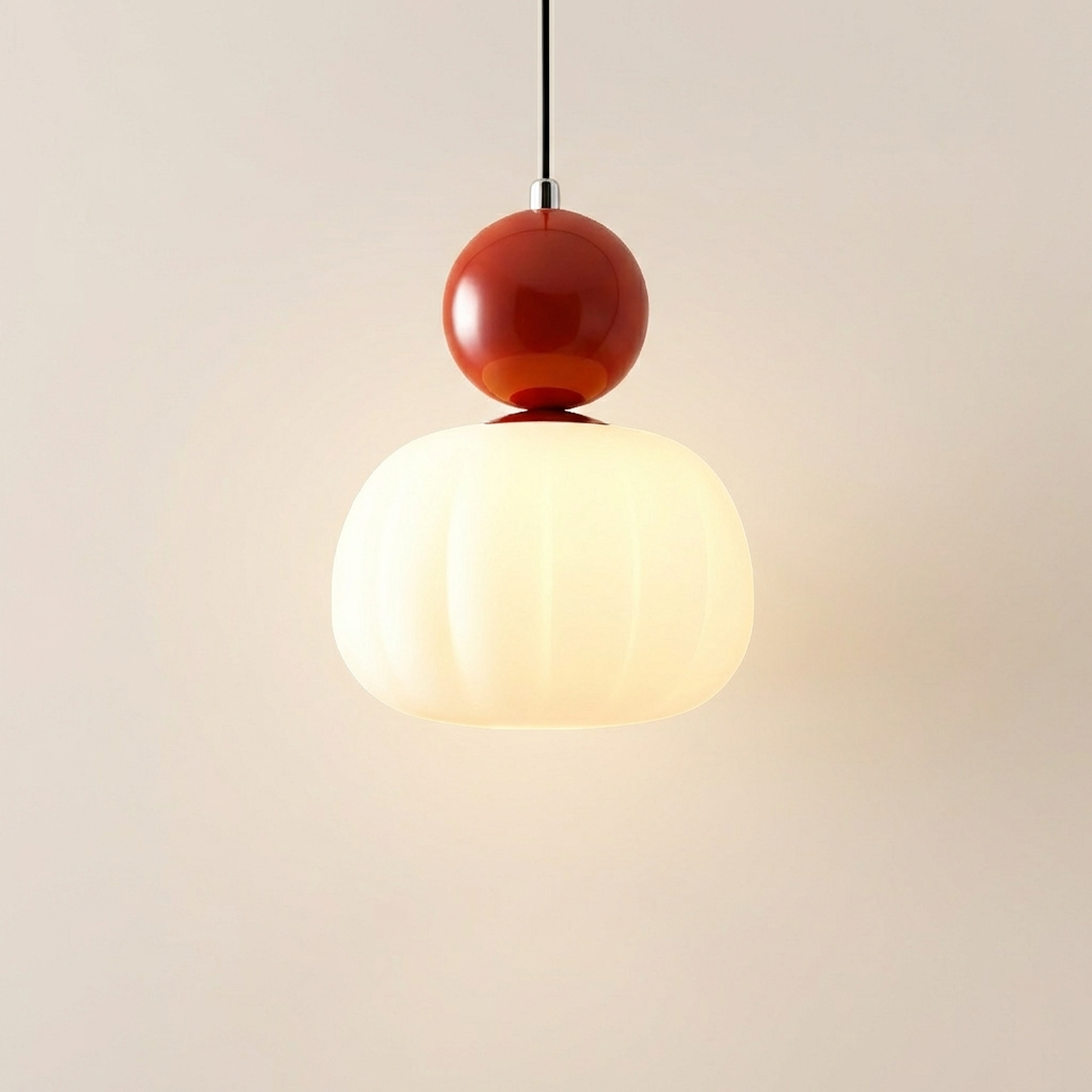 ArtDecoGlow | Elegant Vintage Glass Pendant Light Ceiling Fixture