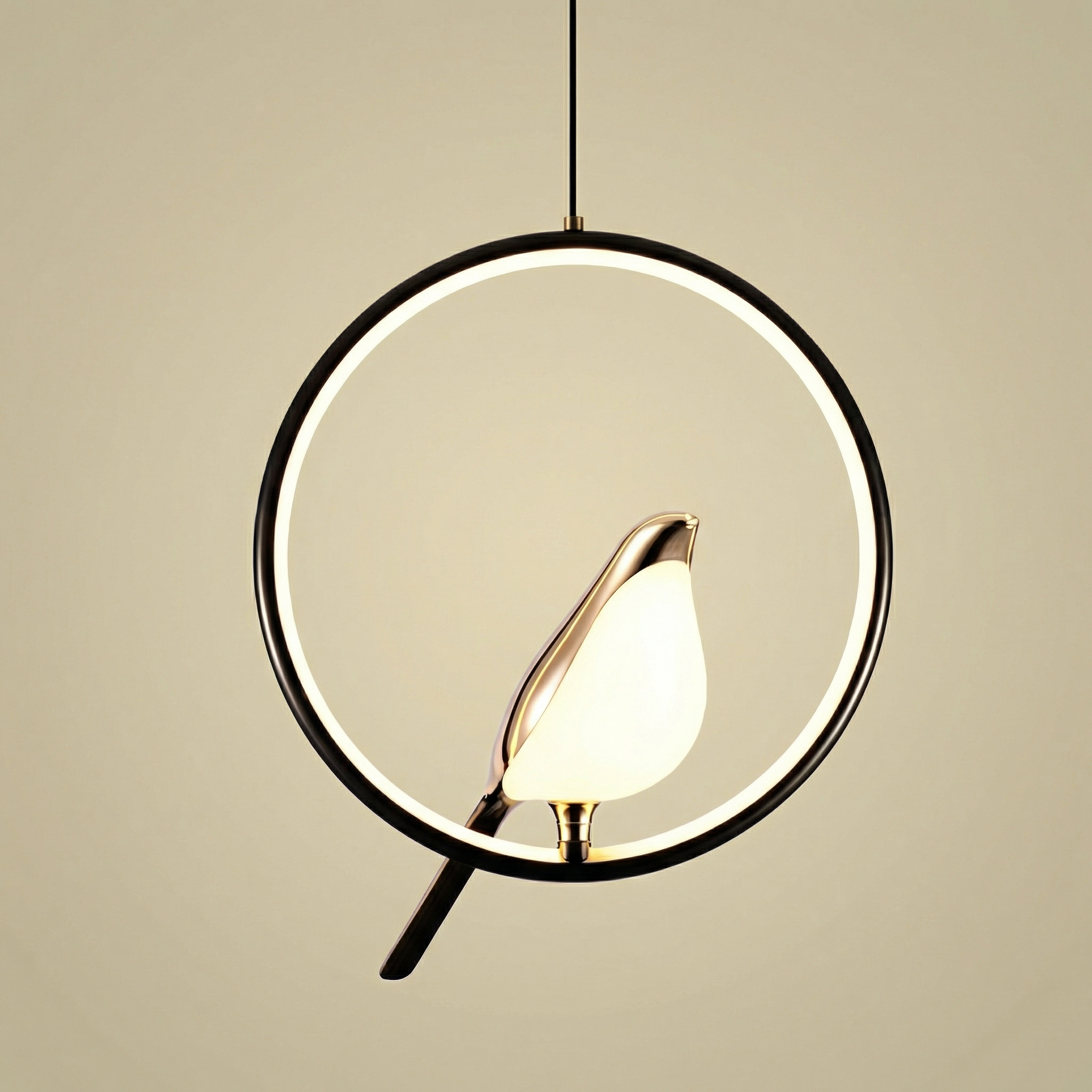 Aviara | Elegant Minimalist Bird-Inspired Pendant Light Fixture