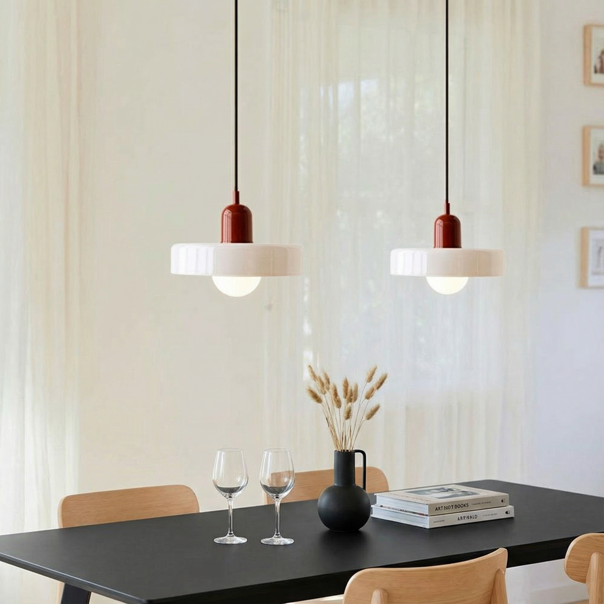 BauhausGlass | Elegant Contemporary Colored Glass Pendant Light