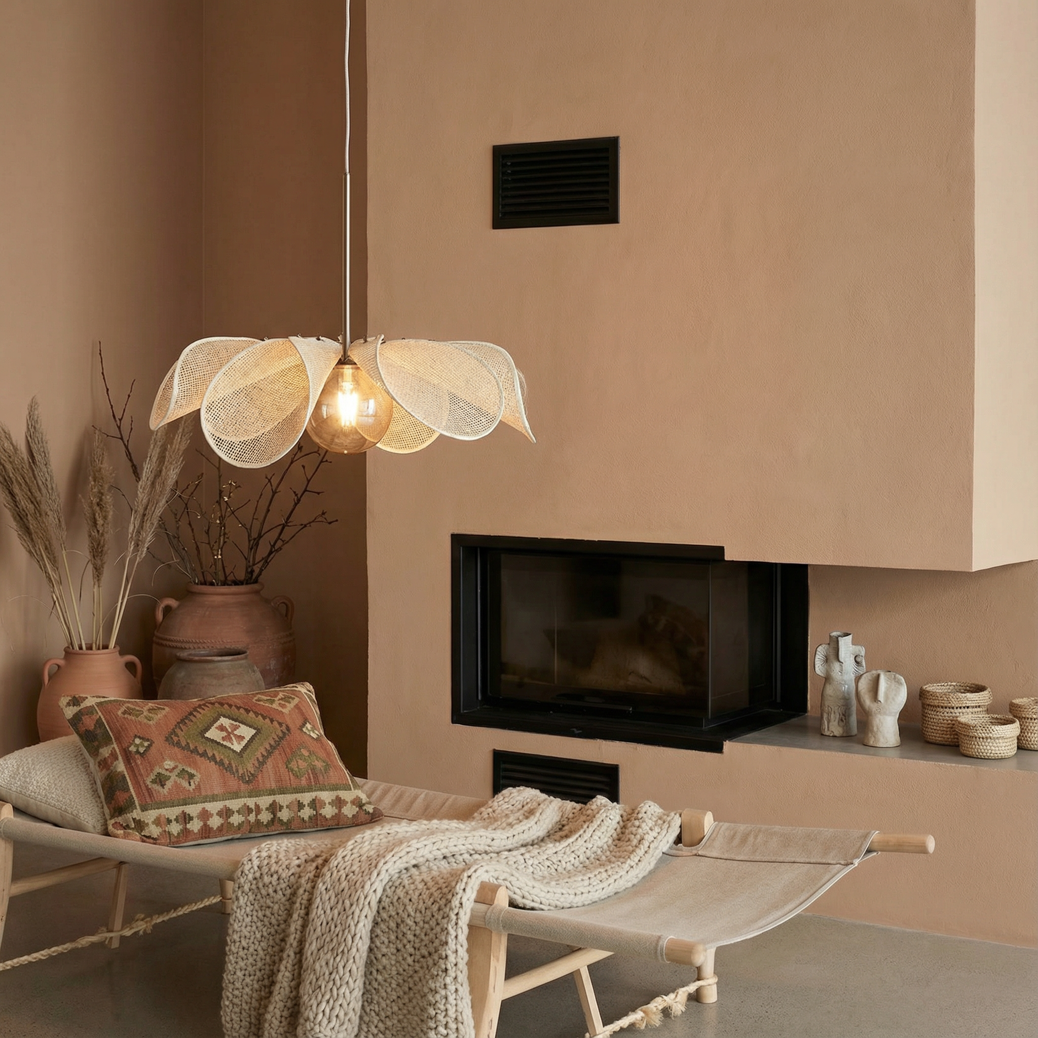 Fabrica | Elegant Nostalgic Fabric Pendant Light Fixture