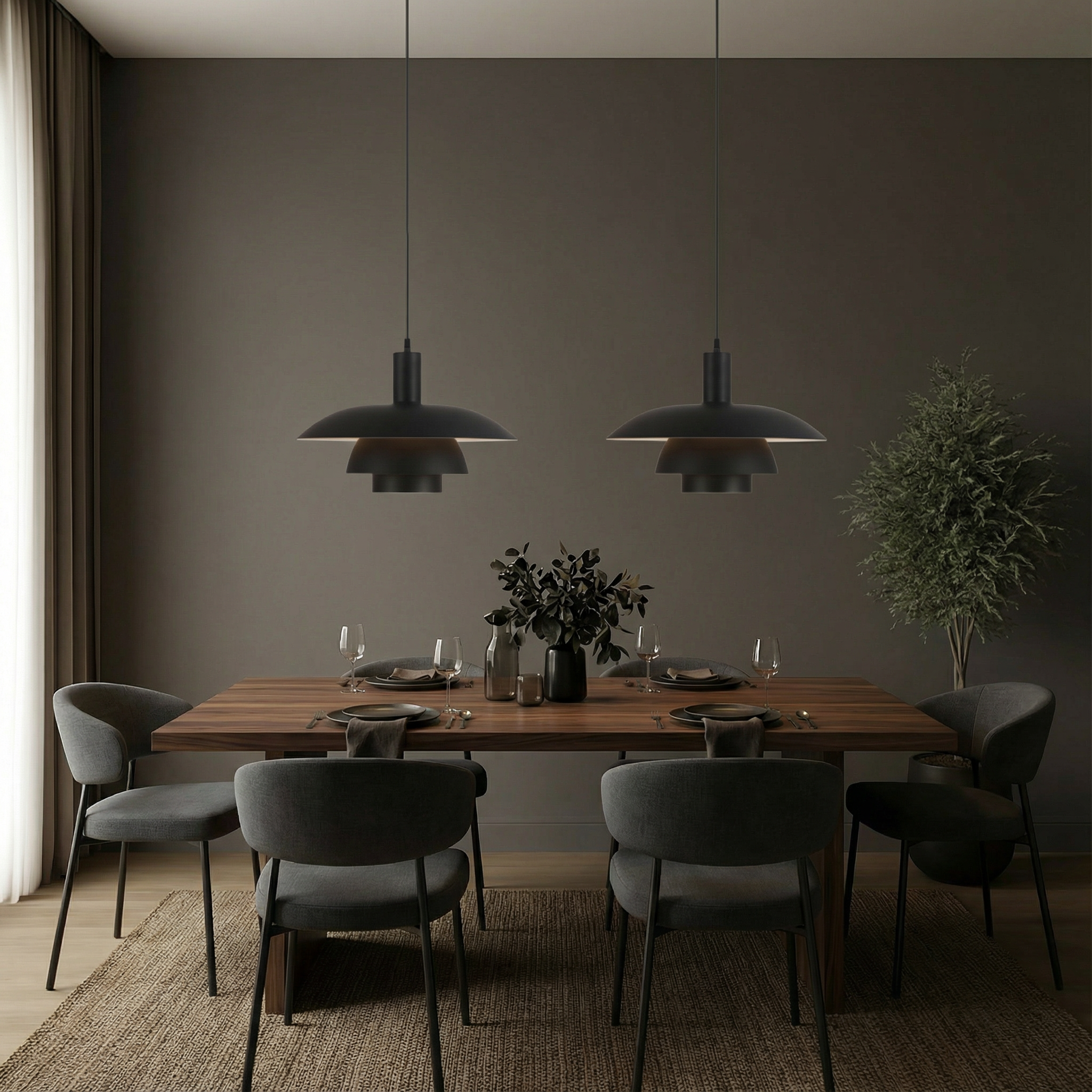 NordicGlow | Elegant Minimalist LED Pendant Light Fixture