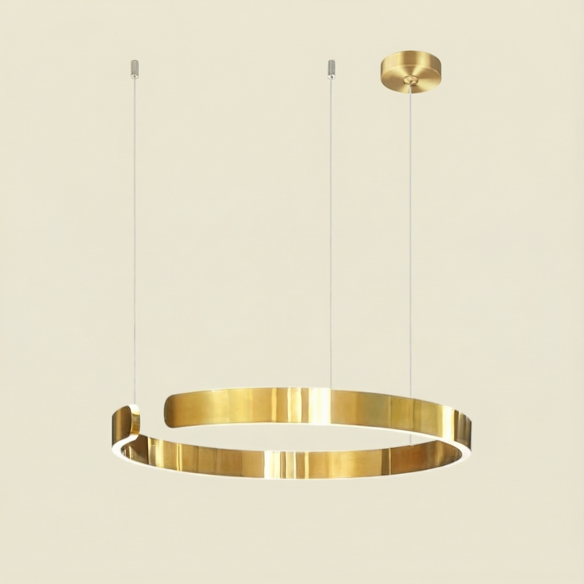 Lunaris | Elegant Minimalist LED Circle Pendant Light