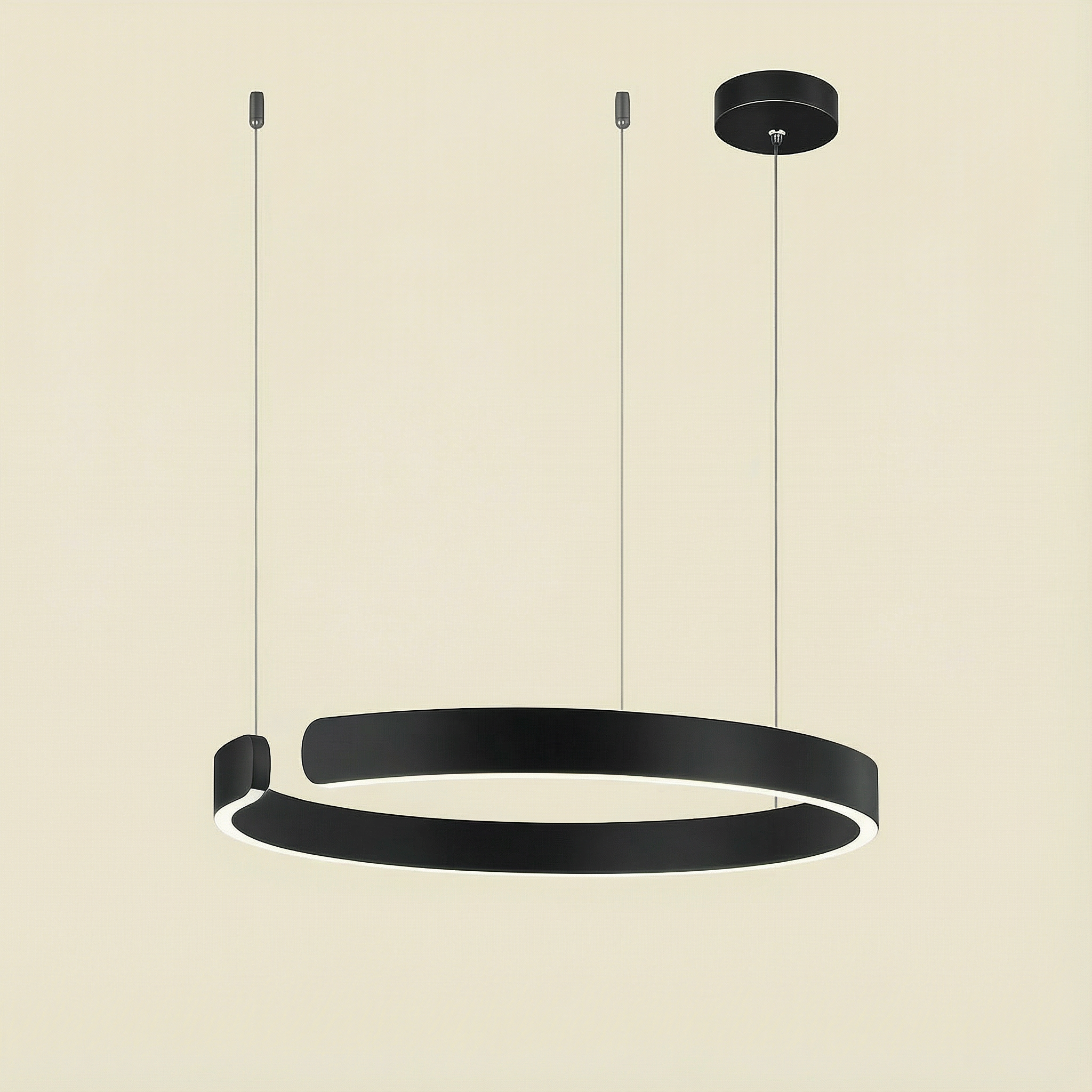 Lunaris | Elegant Minimalist LED Circle Pendant Light