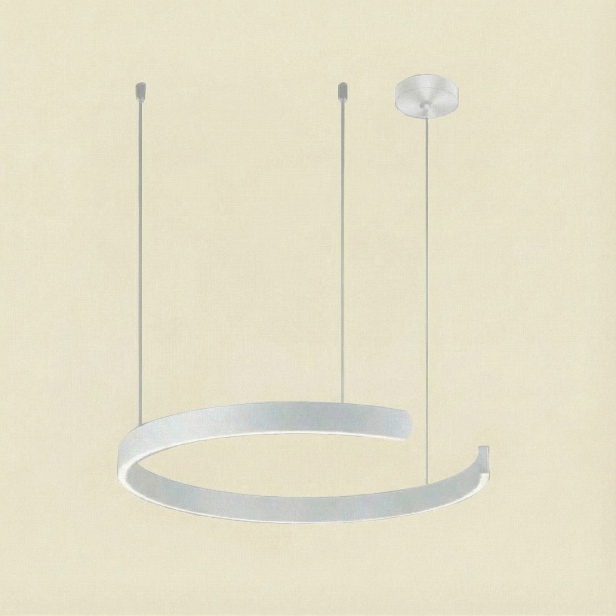 Lunaris | Elegant Minimalist LED Circle Pendant Light