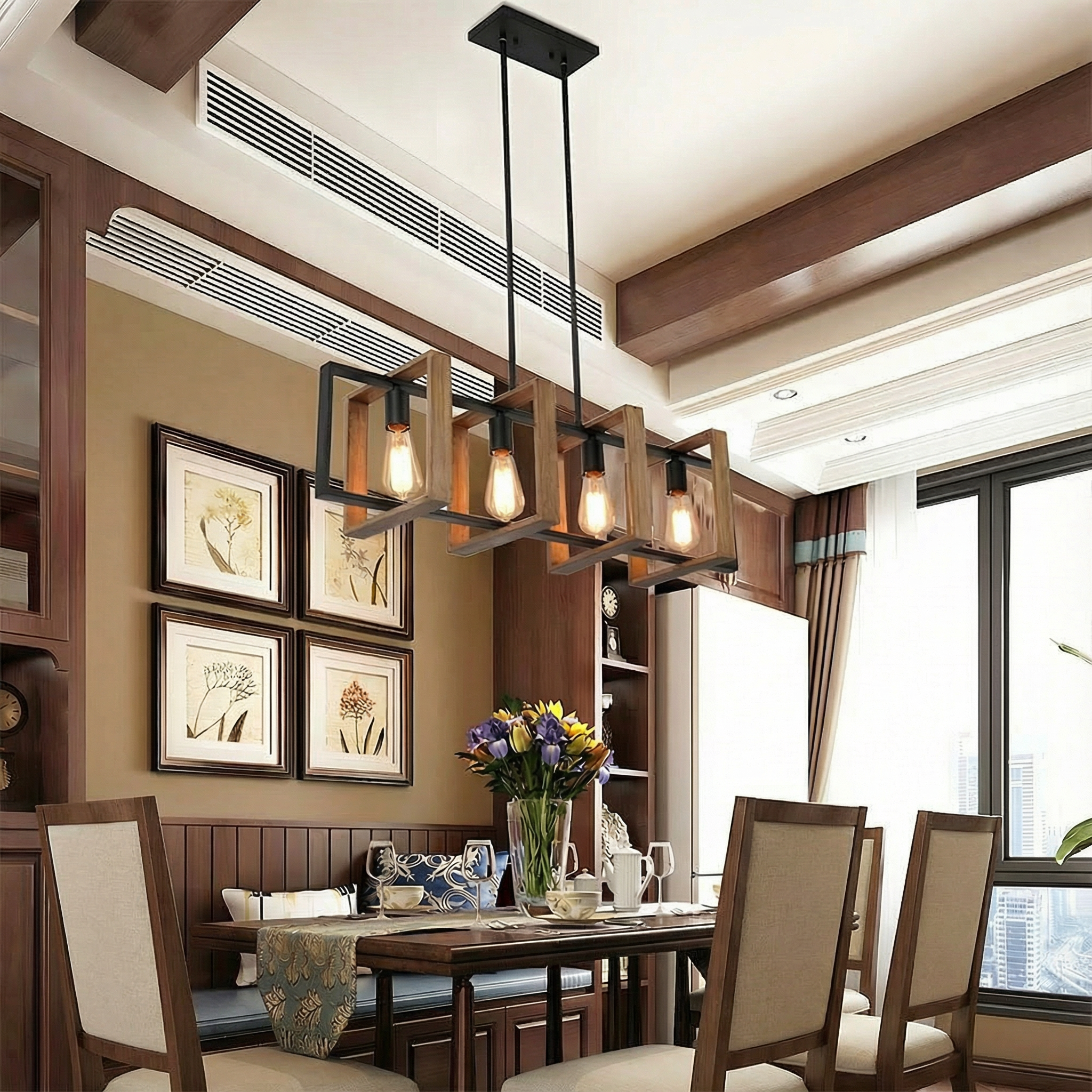 Nocturne | Elegant Black Pendant Light for Kitchen and Dining Spaces