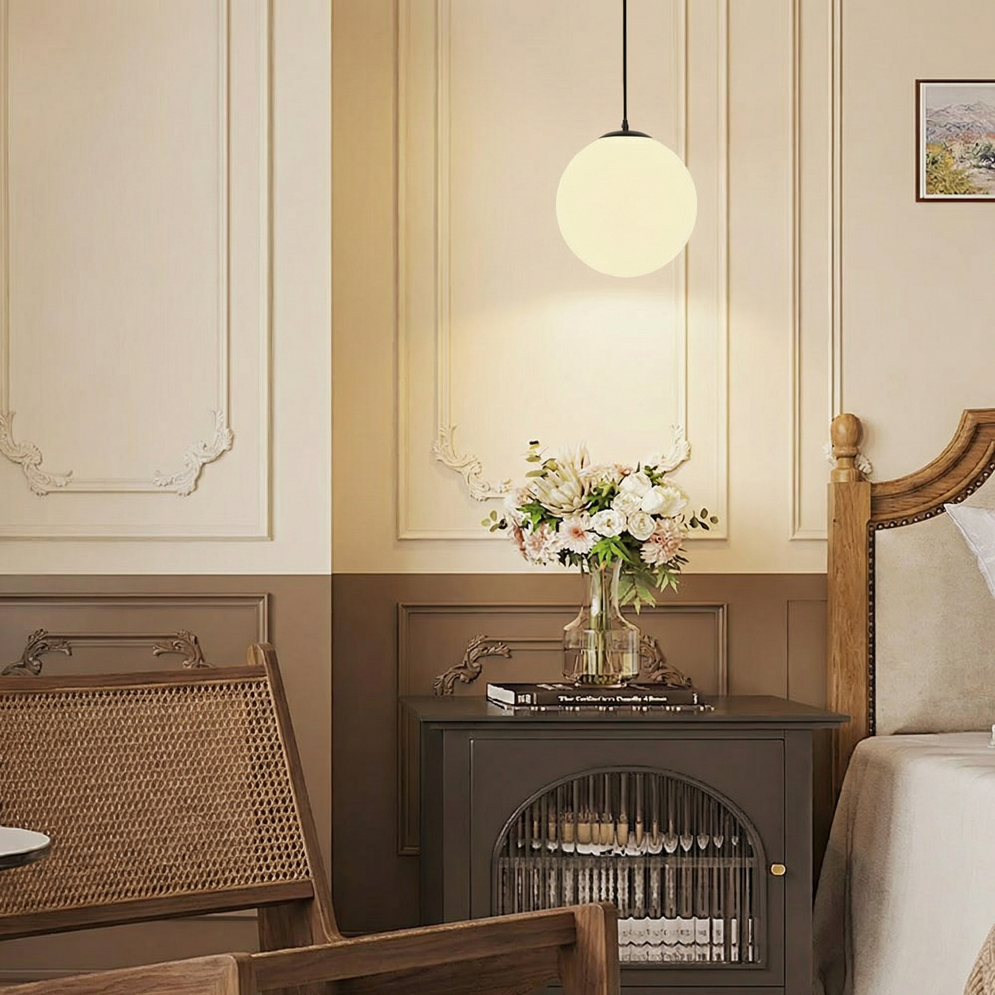 Luminara | Elegant Minimalist Glass Kitchen Pendant Lighting Fixture