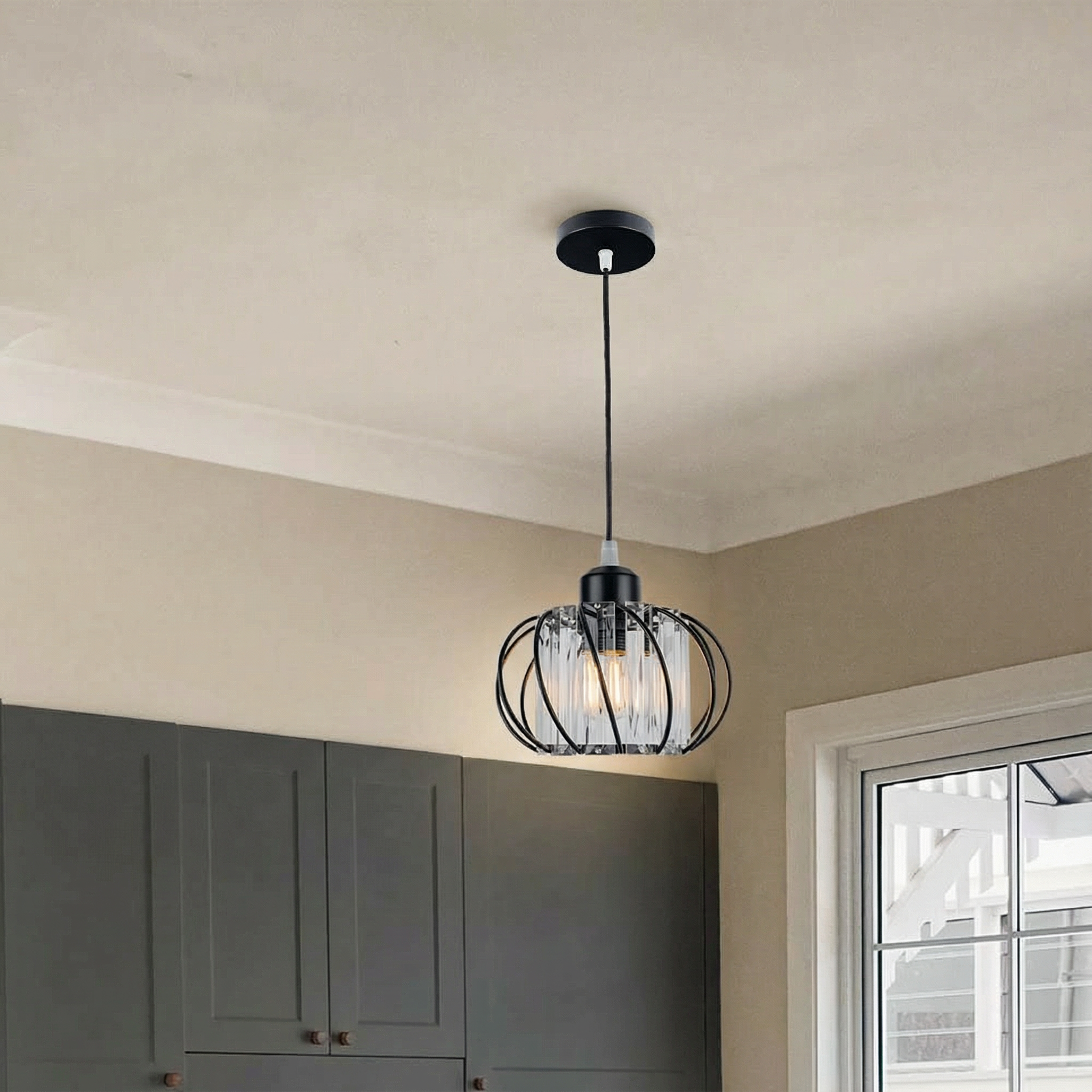 GloboLight | Elegant Modern Glass Pendant Hallway Fixture