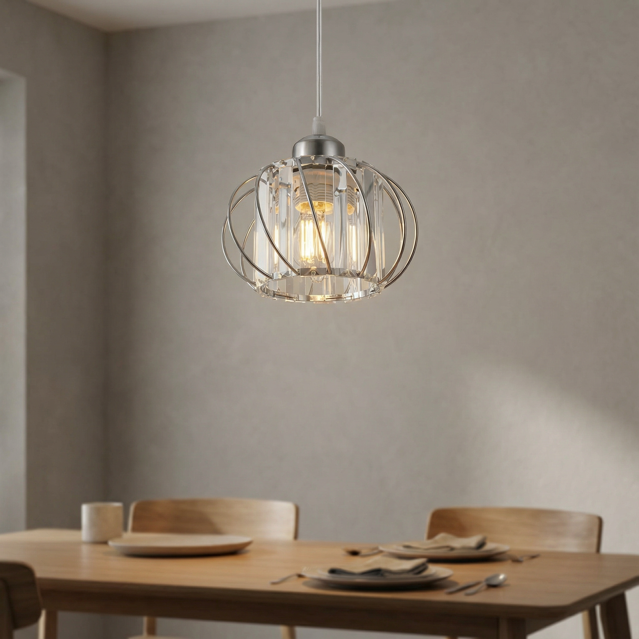 GloboLight | Elegant Modern Glass Pendant Hallway Fixture