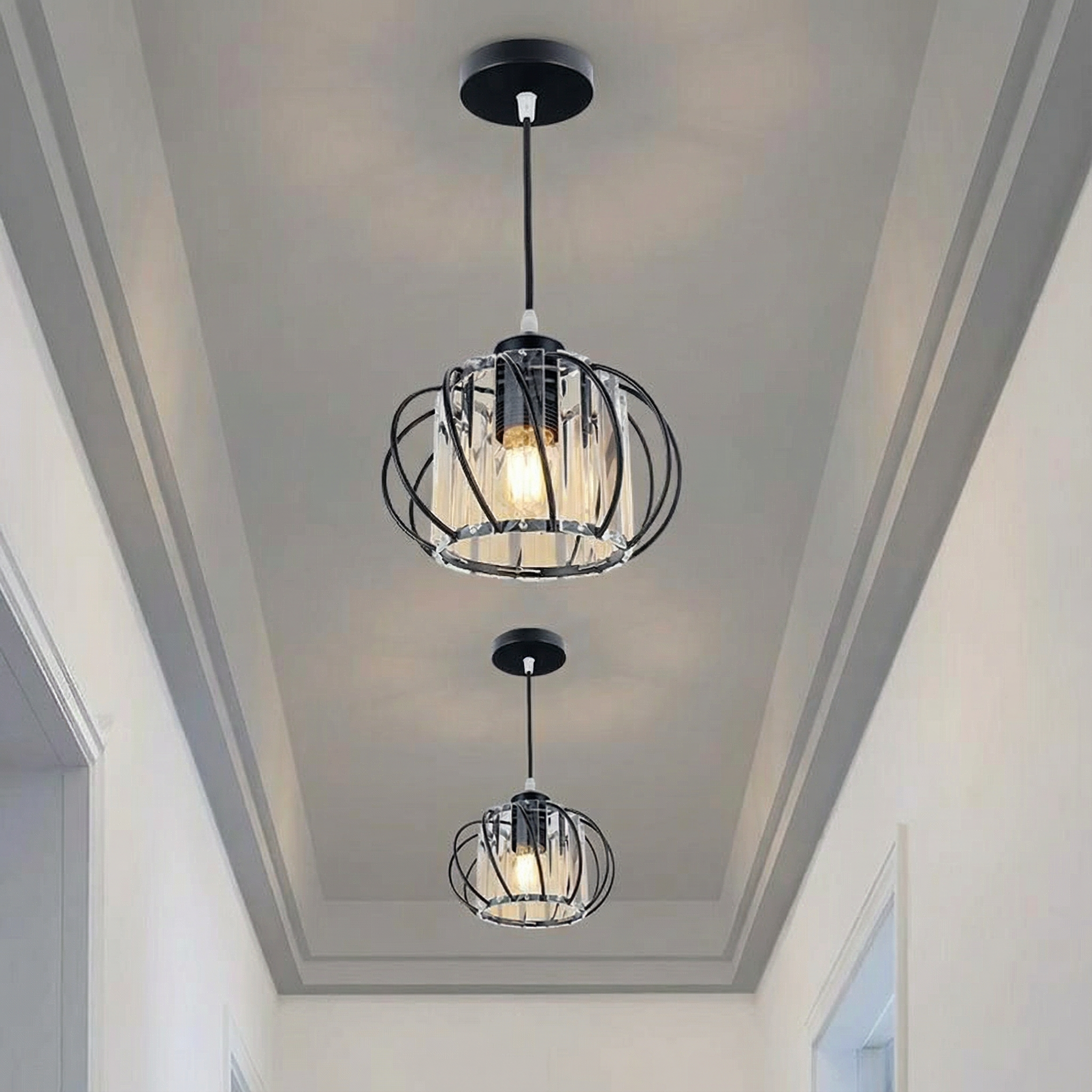 GloboLight | Elegant Modern Glass Pendant Hallway Fixture