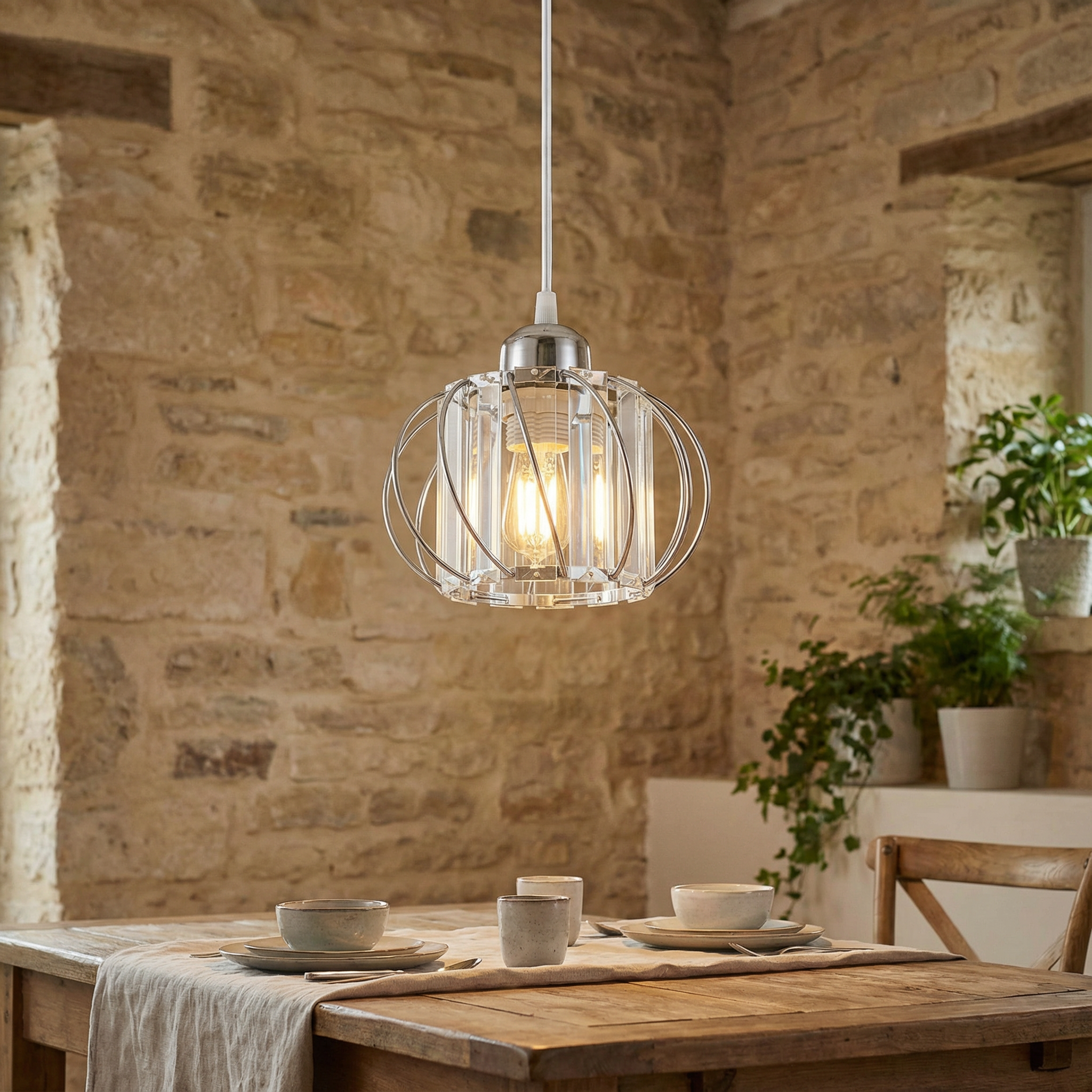 GloboLight | Elegant Modern Glass Pendant Hallway Fixture