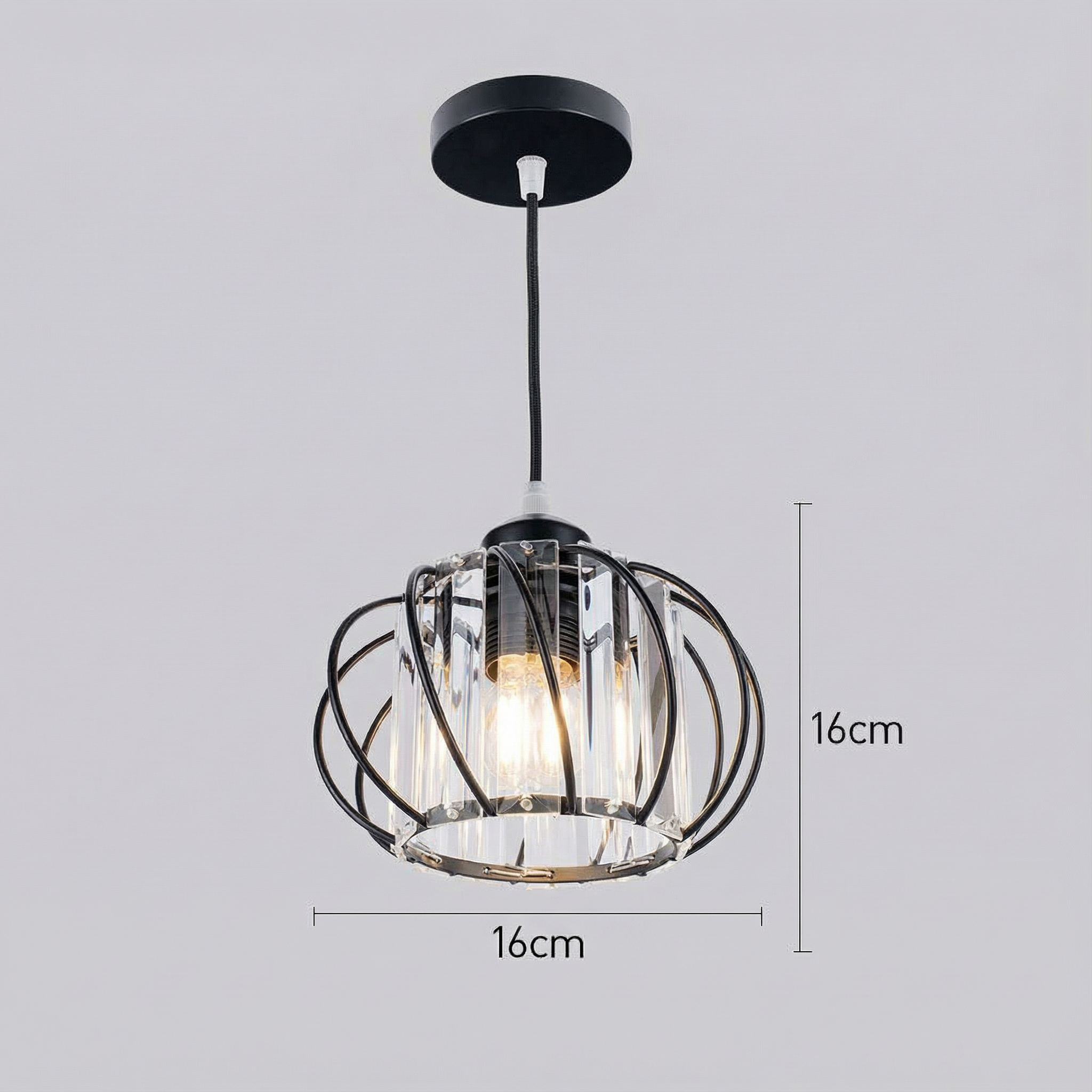 GloboLight | Elegant Modern Glass Pendant Hallway Fixture