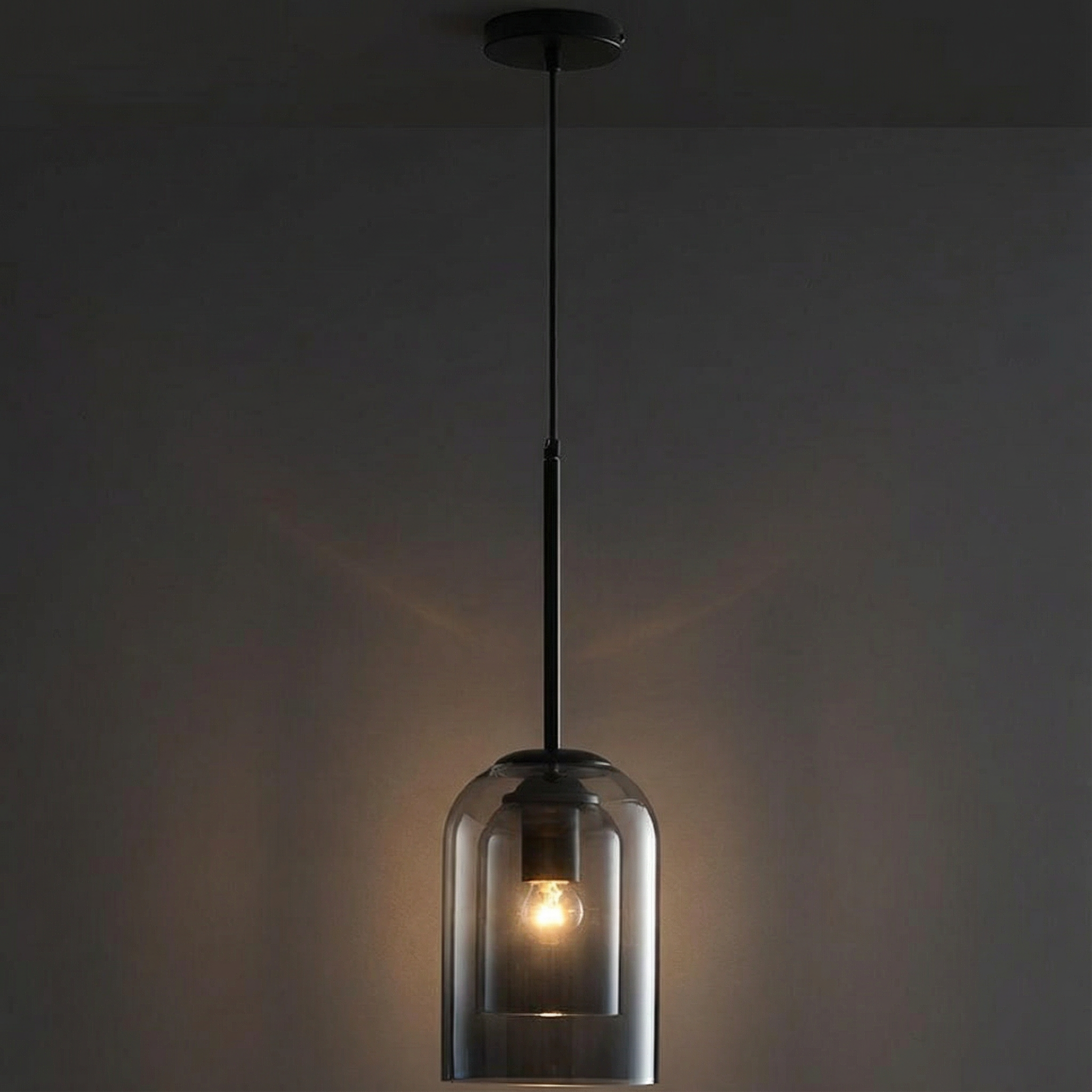 Modern Glass Pendant Light for Kitchen, Bedside & Commercial Spaces | Lunaris