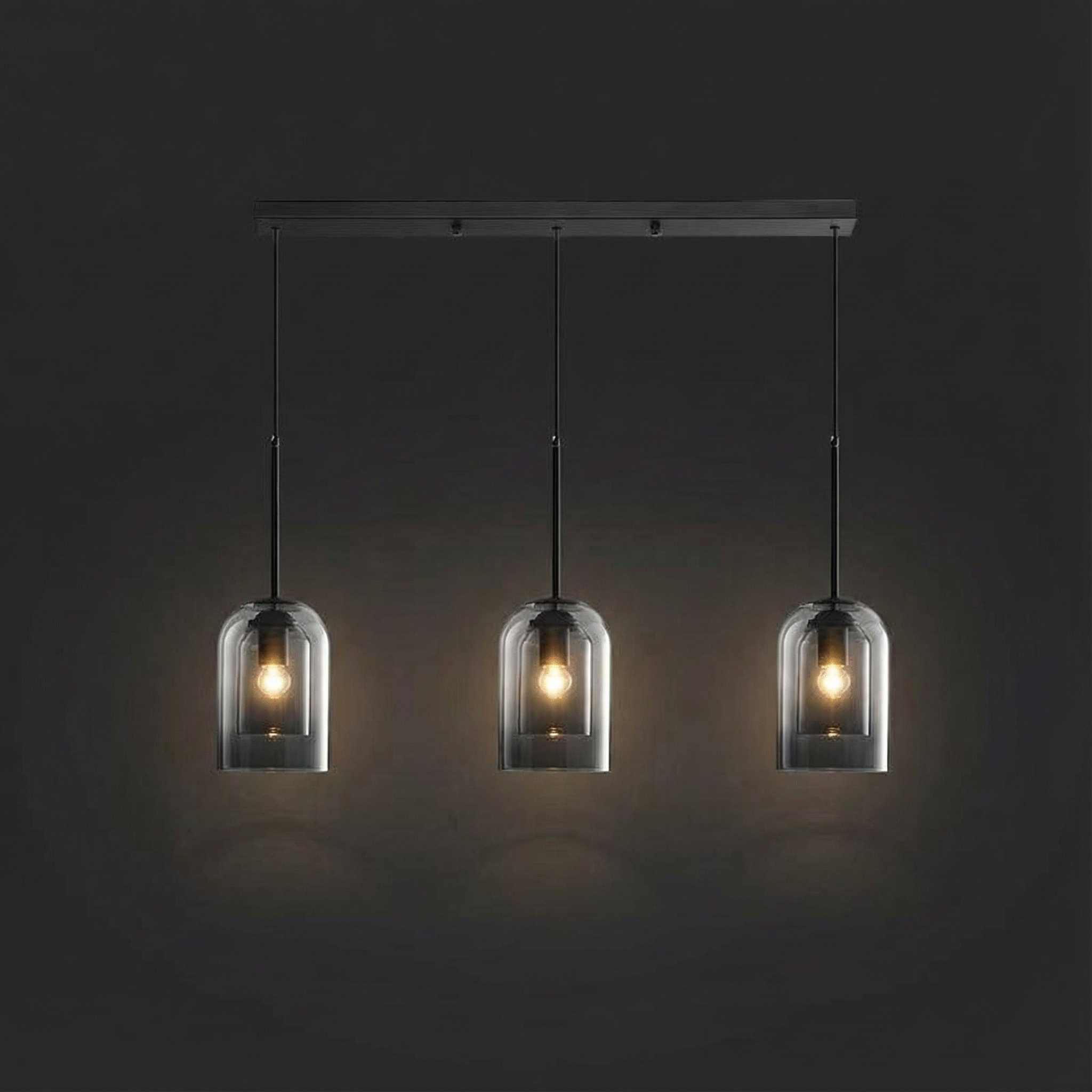 Modern Glass Pendant Light for Kitchen, Bedside & Commercial Spaces | Lunaris