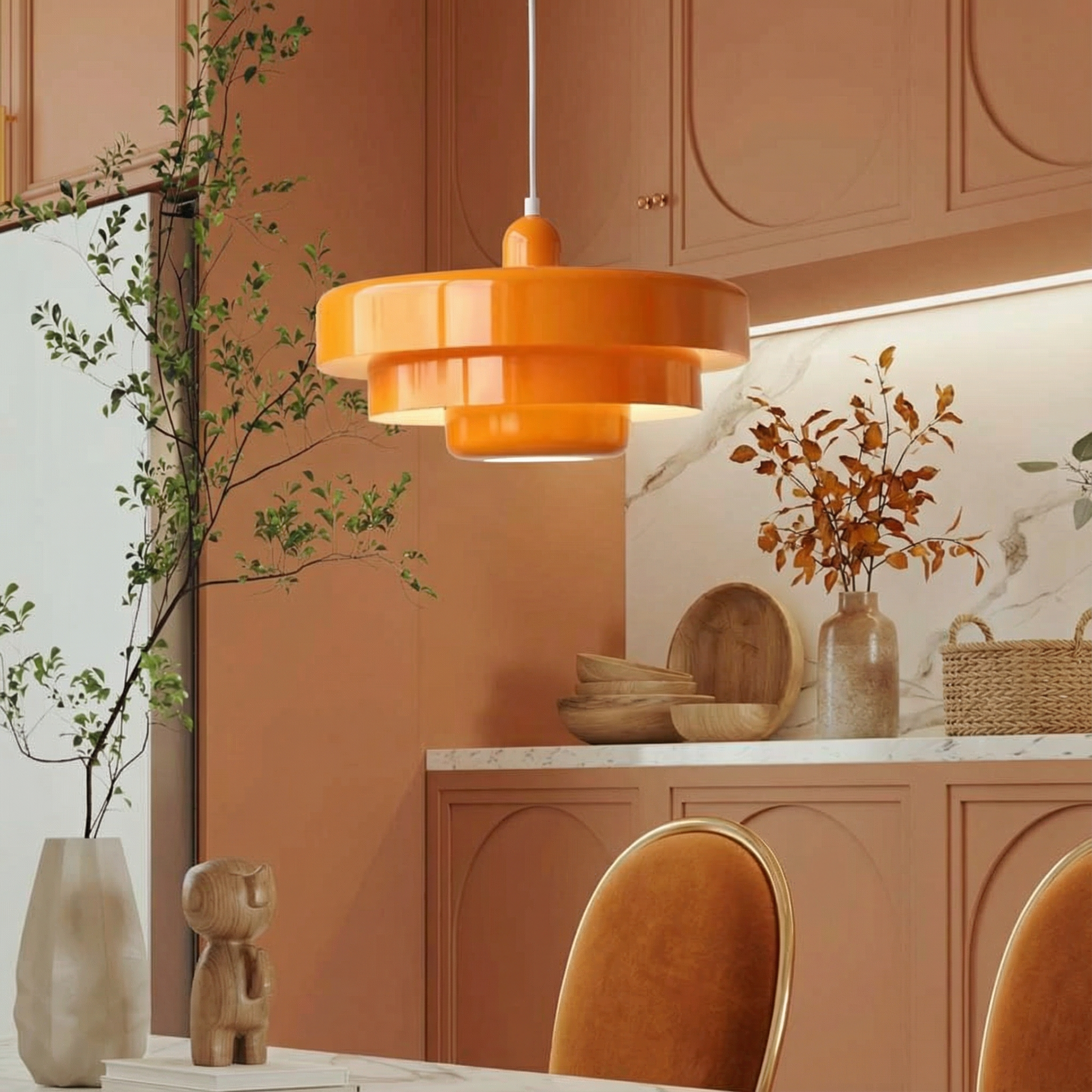 BauhausElegance | Stylish Modern Iron Kitchen Pendant Lighting Fixture
