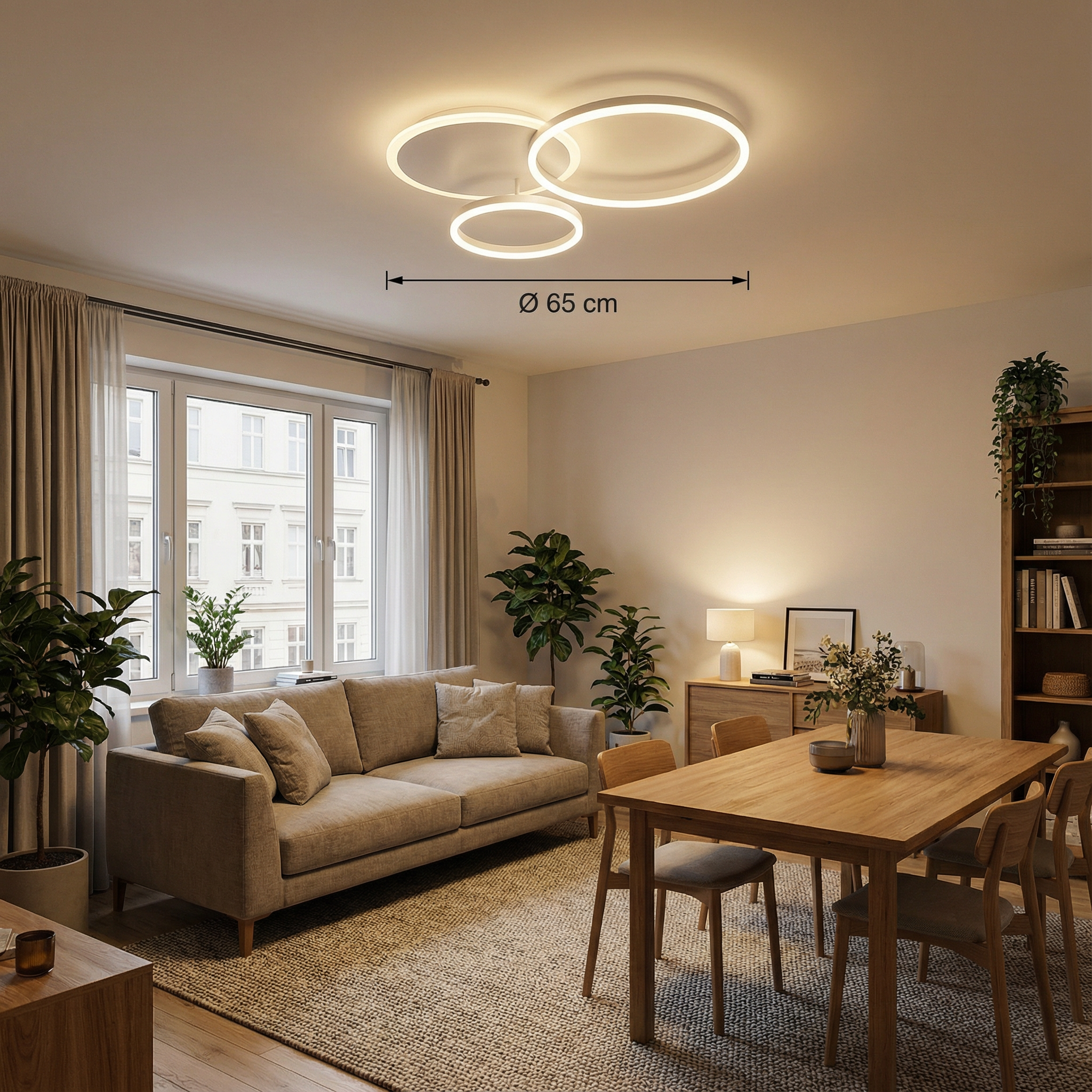 Rondale | Elegant Minimalist LED Kitchen Pendant Lighting Fixture