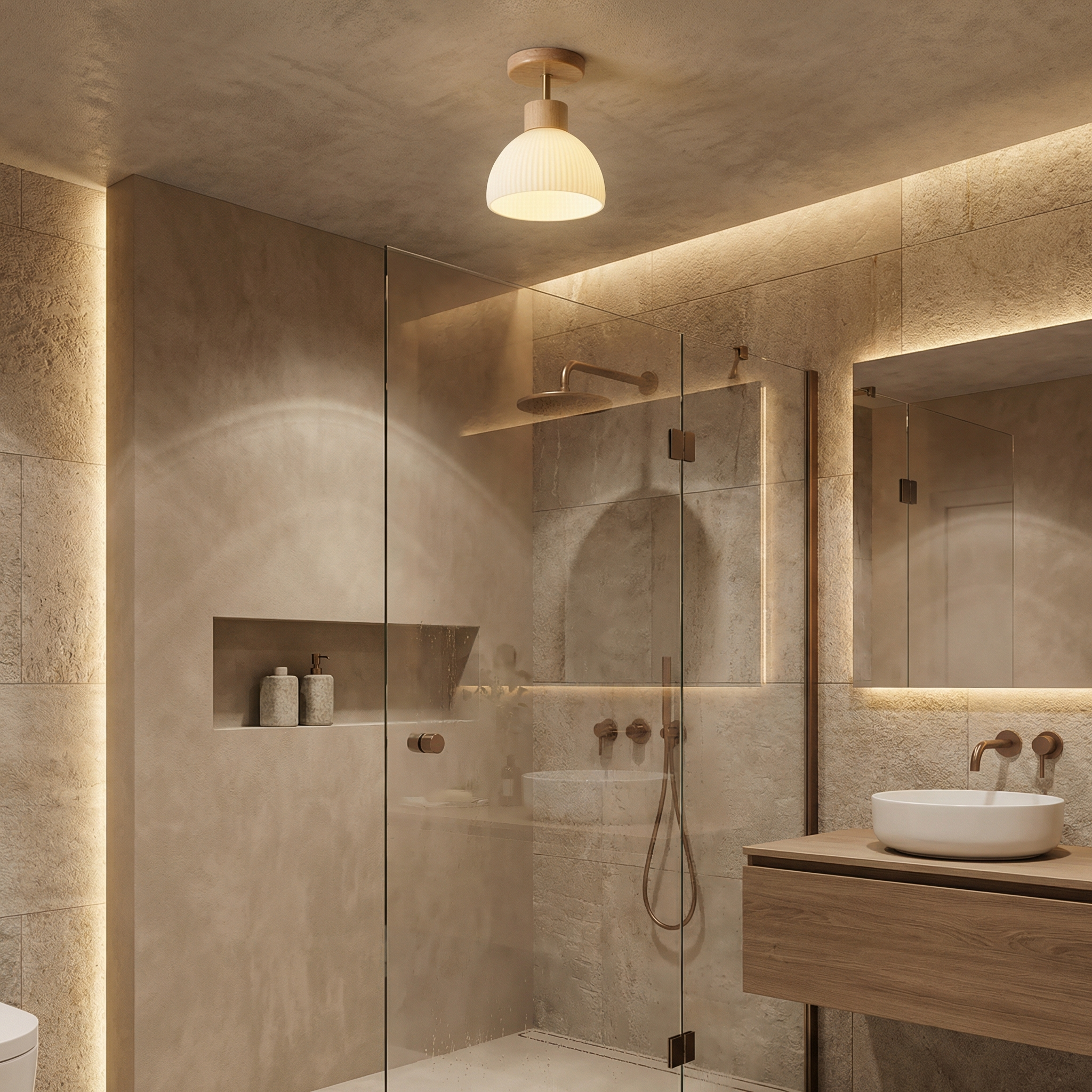 AilseWood | Elegant Modern Flush Mount Ceiling Light Fixture