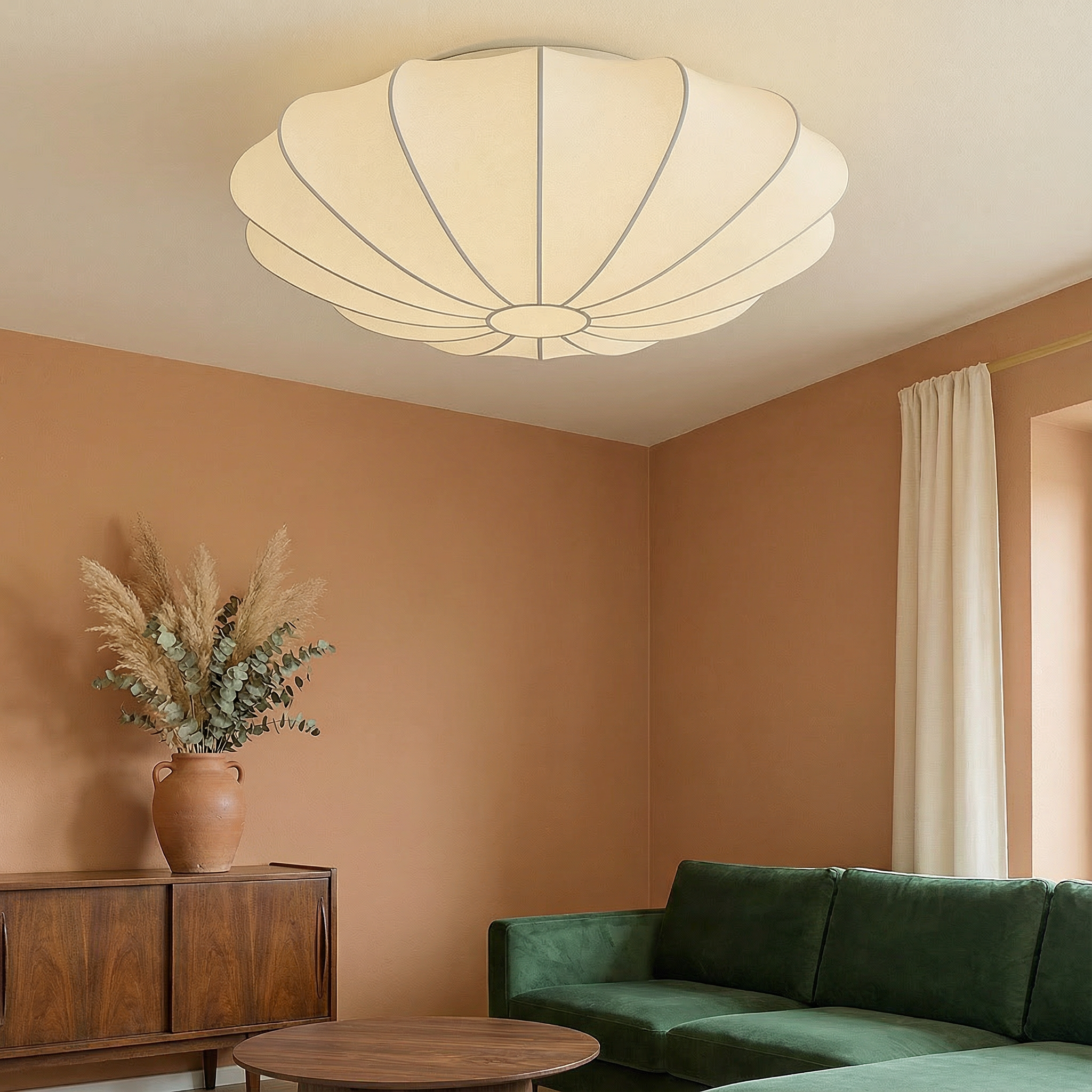 Luminara | Elegant Modern Minimalist Flush Mount Ceiling Light Fixture