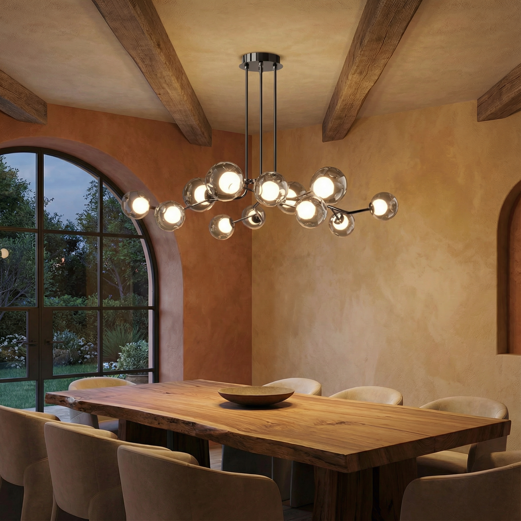 NordicAura | Stylish Modern LED Flush Mount Ceiling Light Fixture