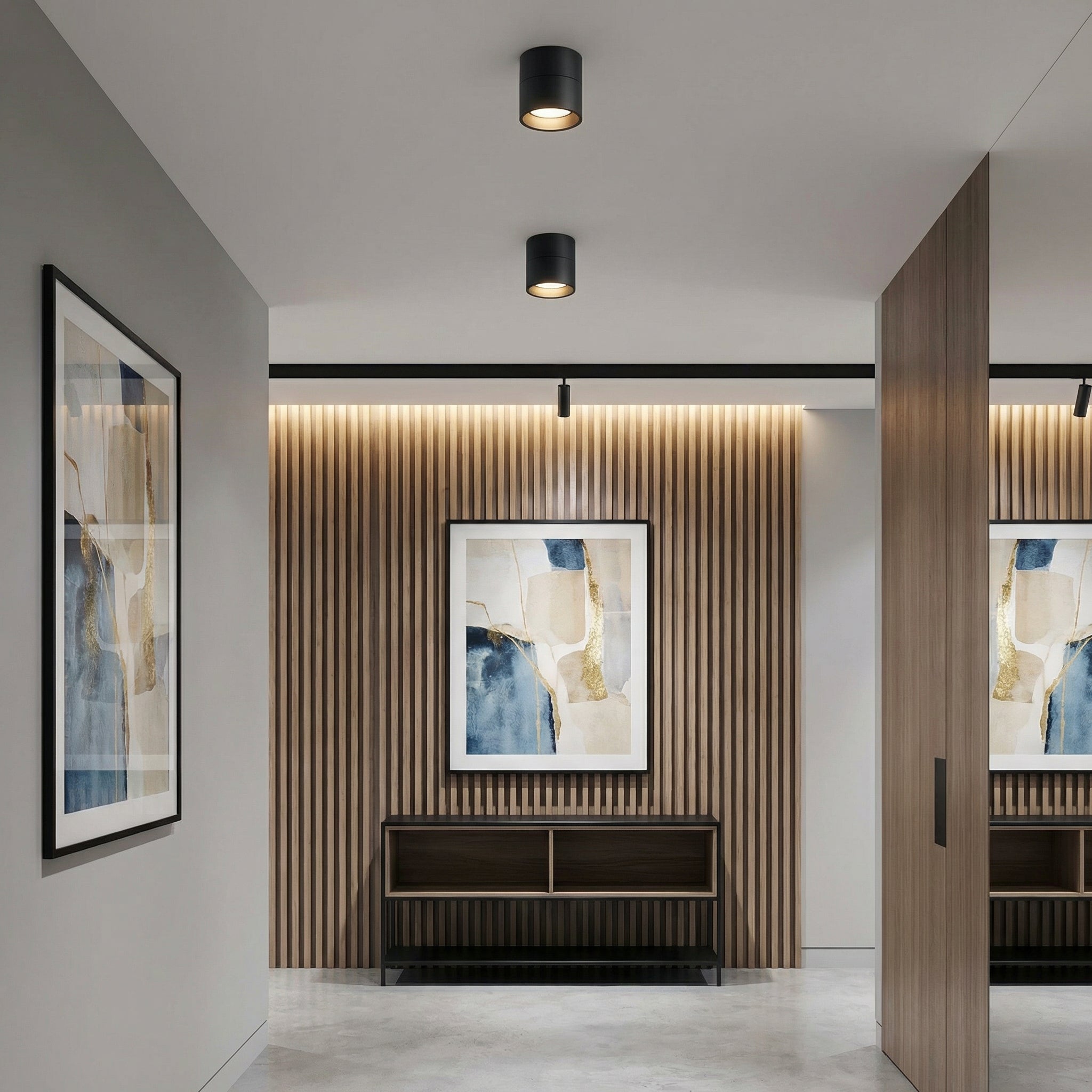 Luminara | Modern Minimalist LED Flush Mount Ceiling Light Fixture 2-Pack