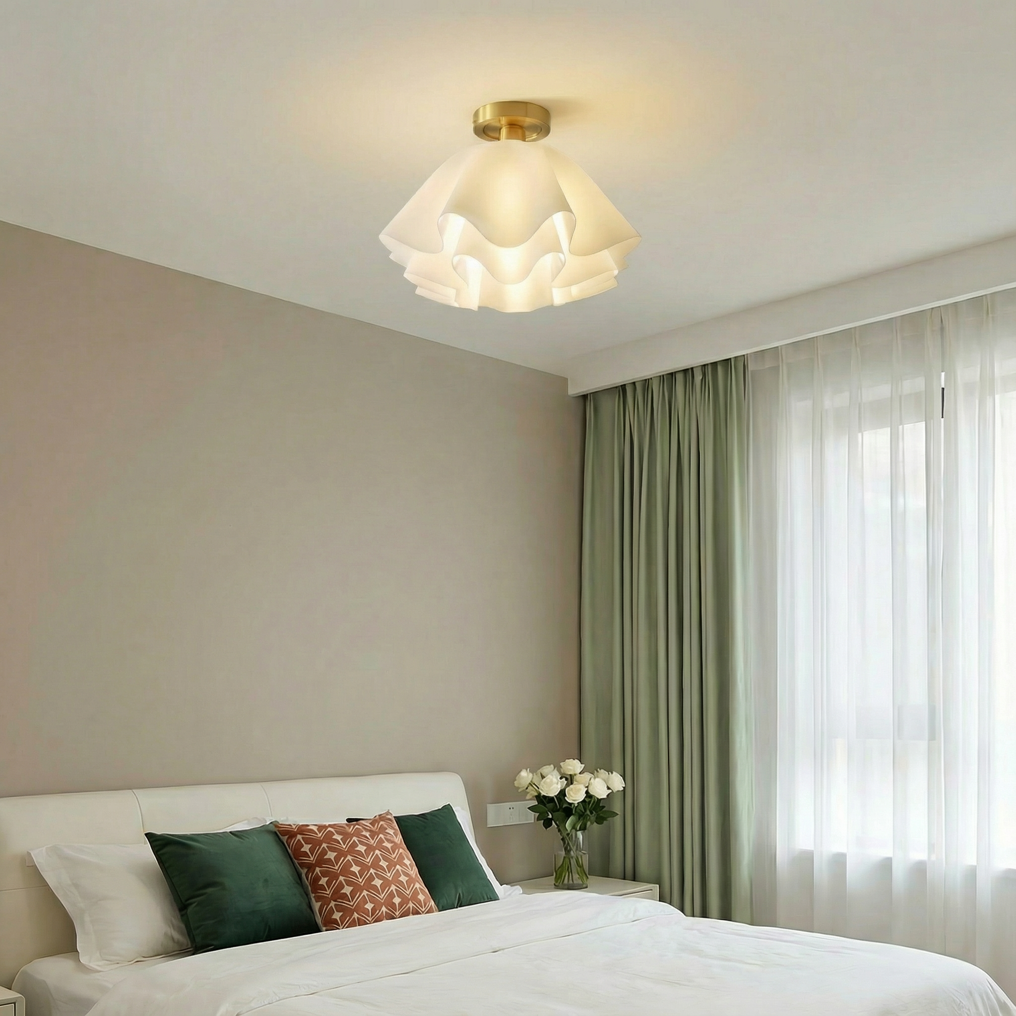 Gailon | Elegant Modern LED Flush Mount Ceiling Light Fixture