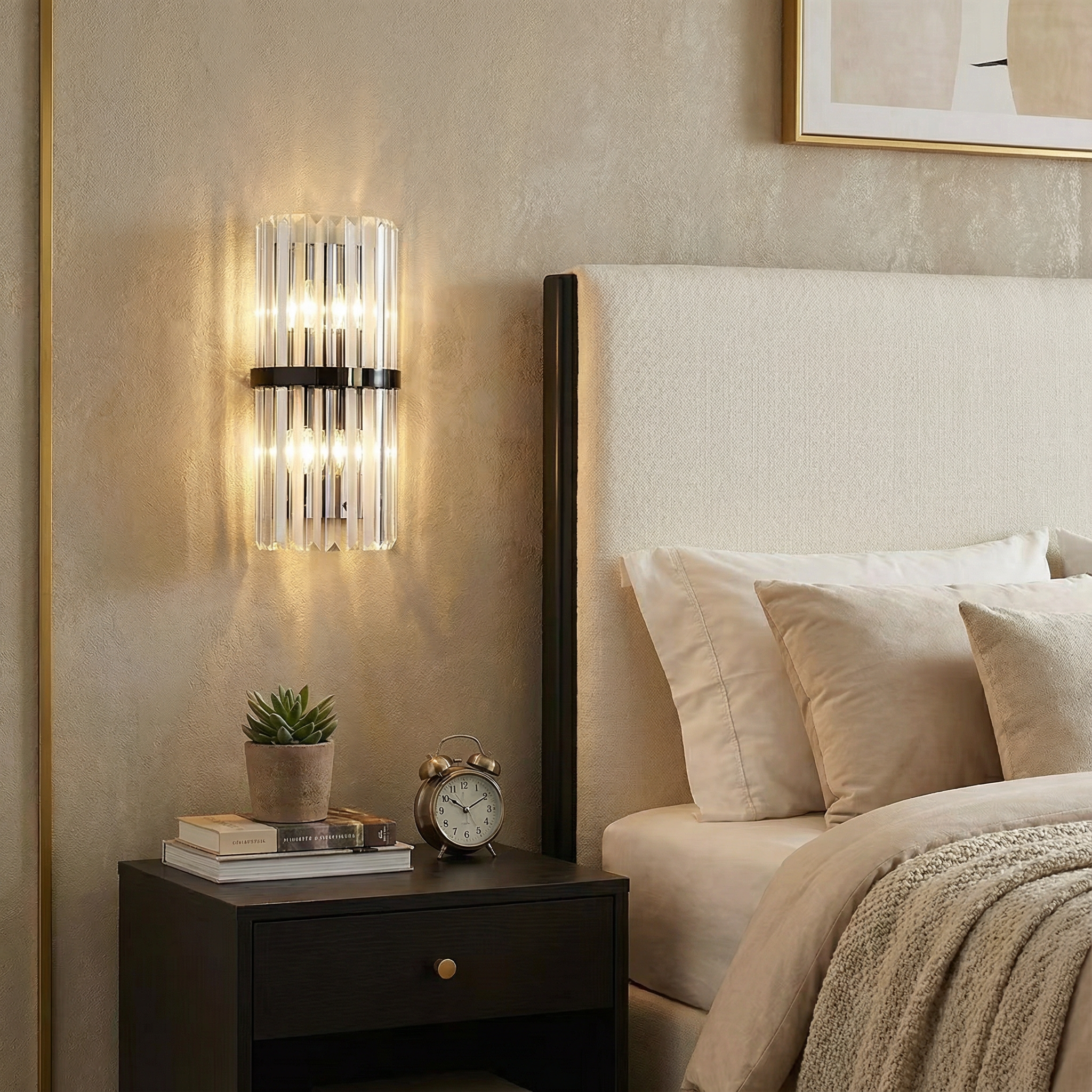 Luminara | Elegant Contemporary Stainless Steel Wall Light Sconce