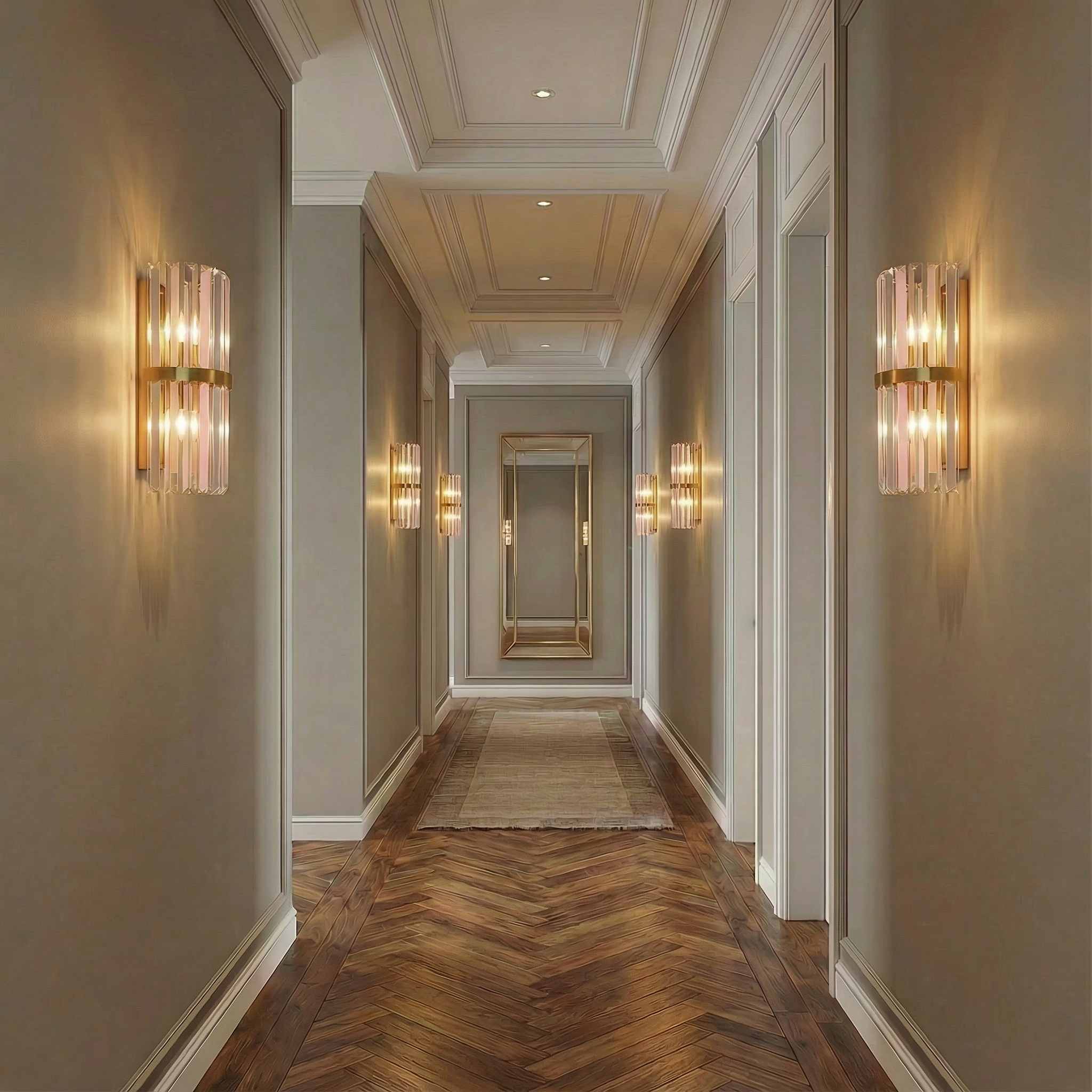 Luminara | Elegant Contemporary Stainless Steel Wall Light Sconce