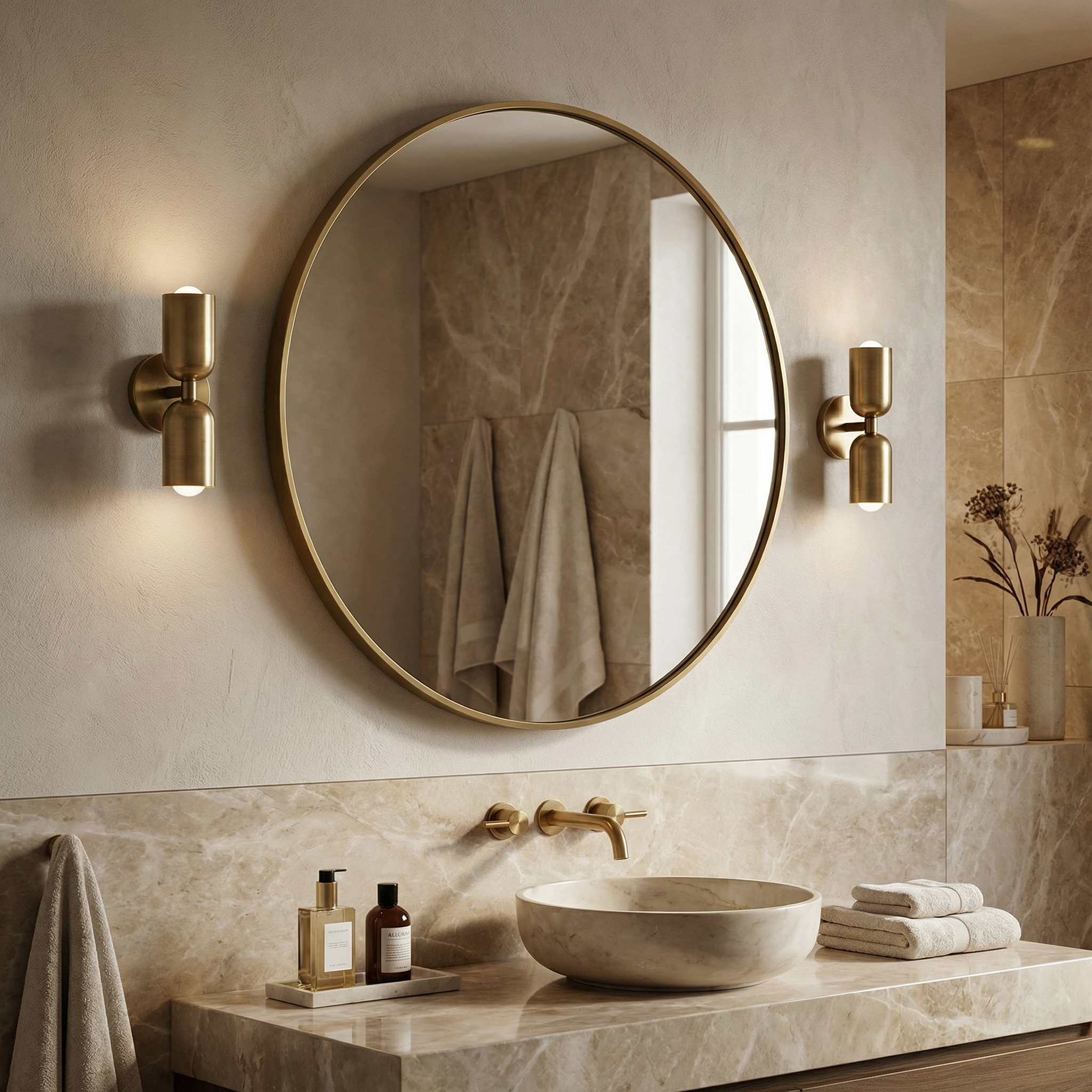 BrassAura | Elegant Vintage Double Head Wall Sconces for Timeless Illumination