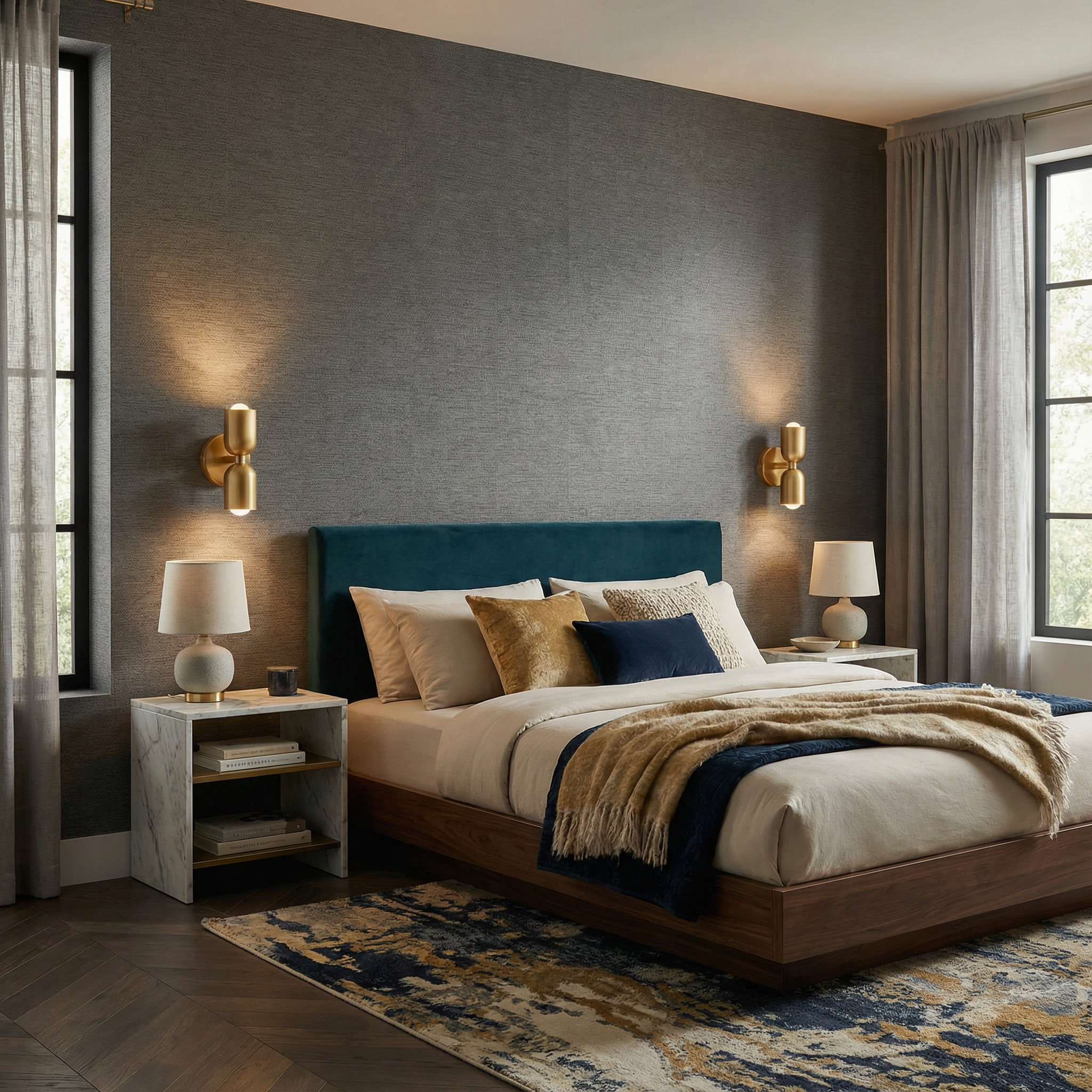 BrassAura | Elegant Vintage Double Head Wall Sconces for Timeless Illumination