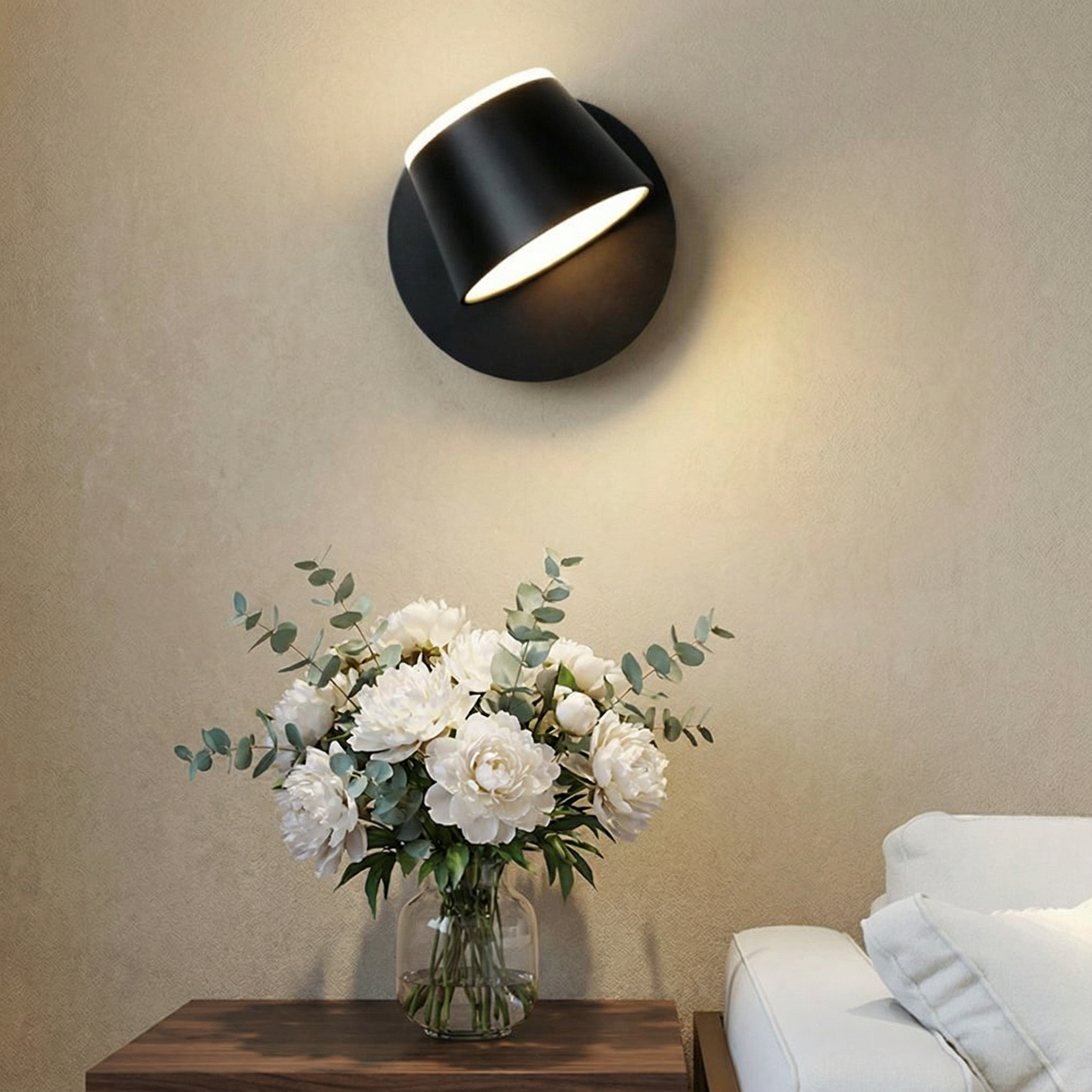 Luminara | Sleek Modern Acrylic Wall Lamp for Hallways and Living Rooms