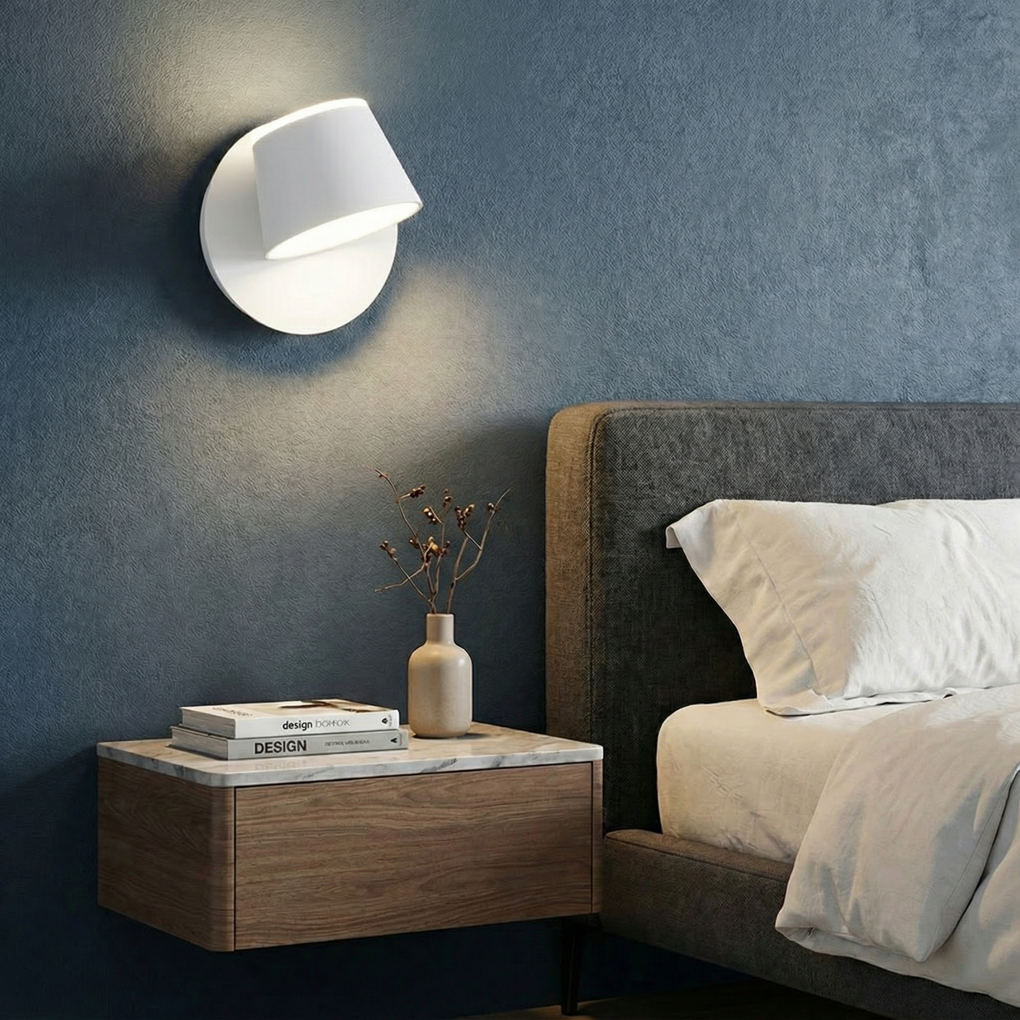 Luminara | Sleek Modern Acrylic Wall Lamp for Hallways and Living Rooms