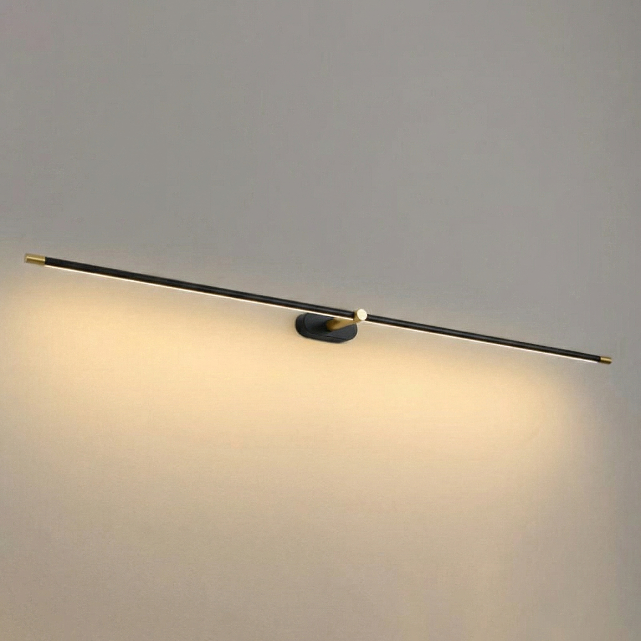 Luminara | Sleek Modern Minimalist Metal Bathroom Wall Light