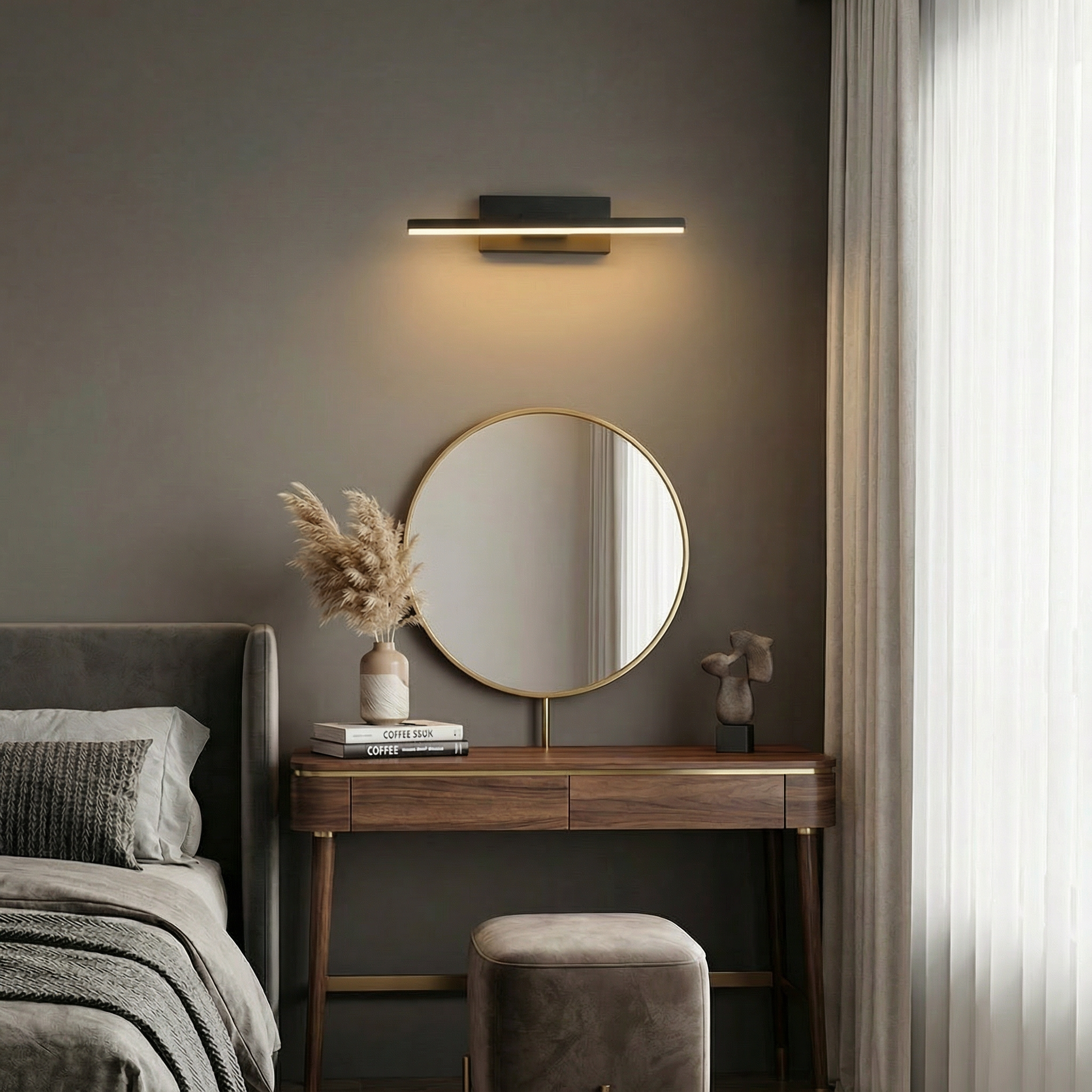 Luminara | Sleek Modern Rotatable Wall Light Fixture for Custom Illumination