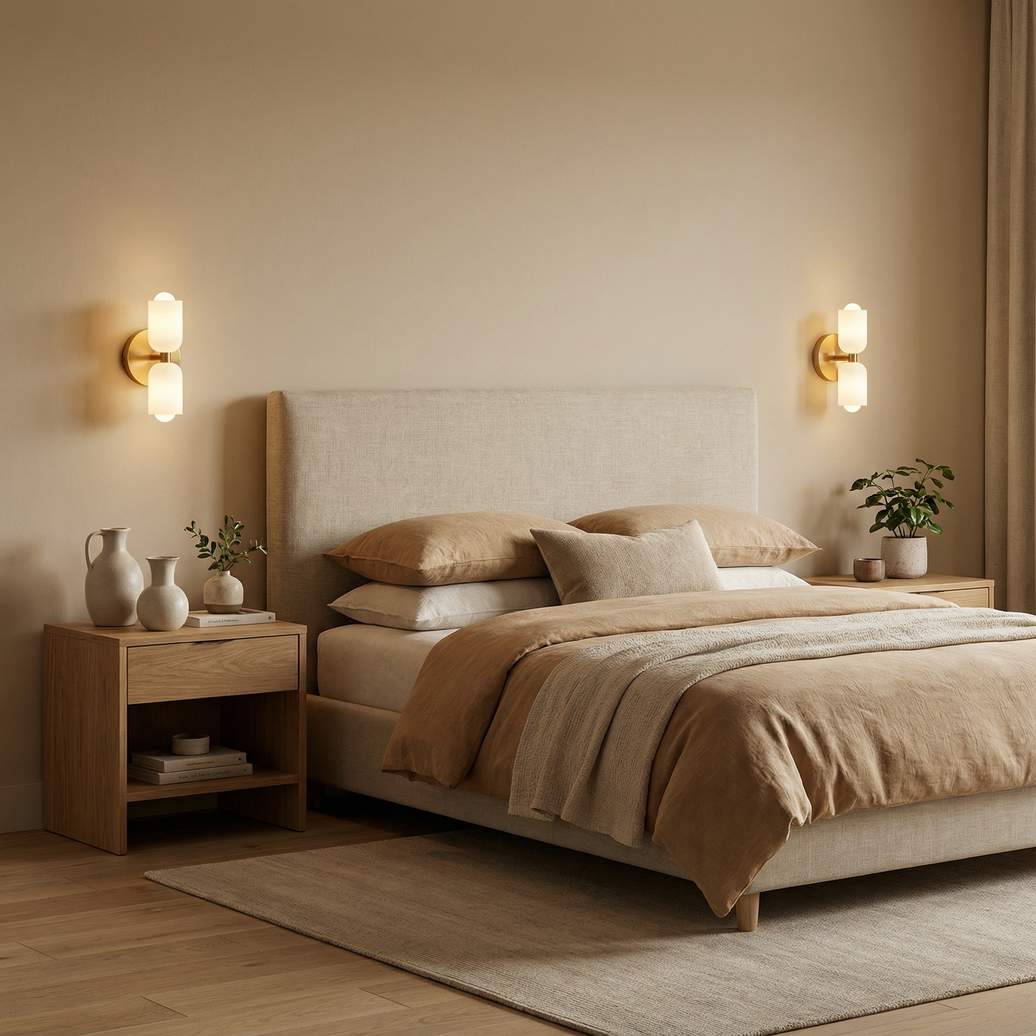Nordic | Wall Light with Matte Finish & Minimalist Design | Elegant Sconce for Soothing Atmosphere
