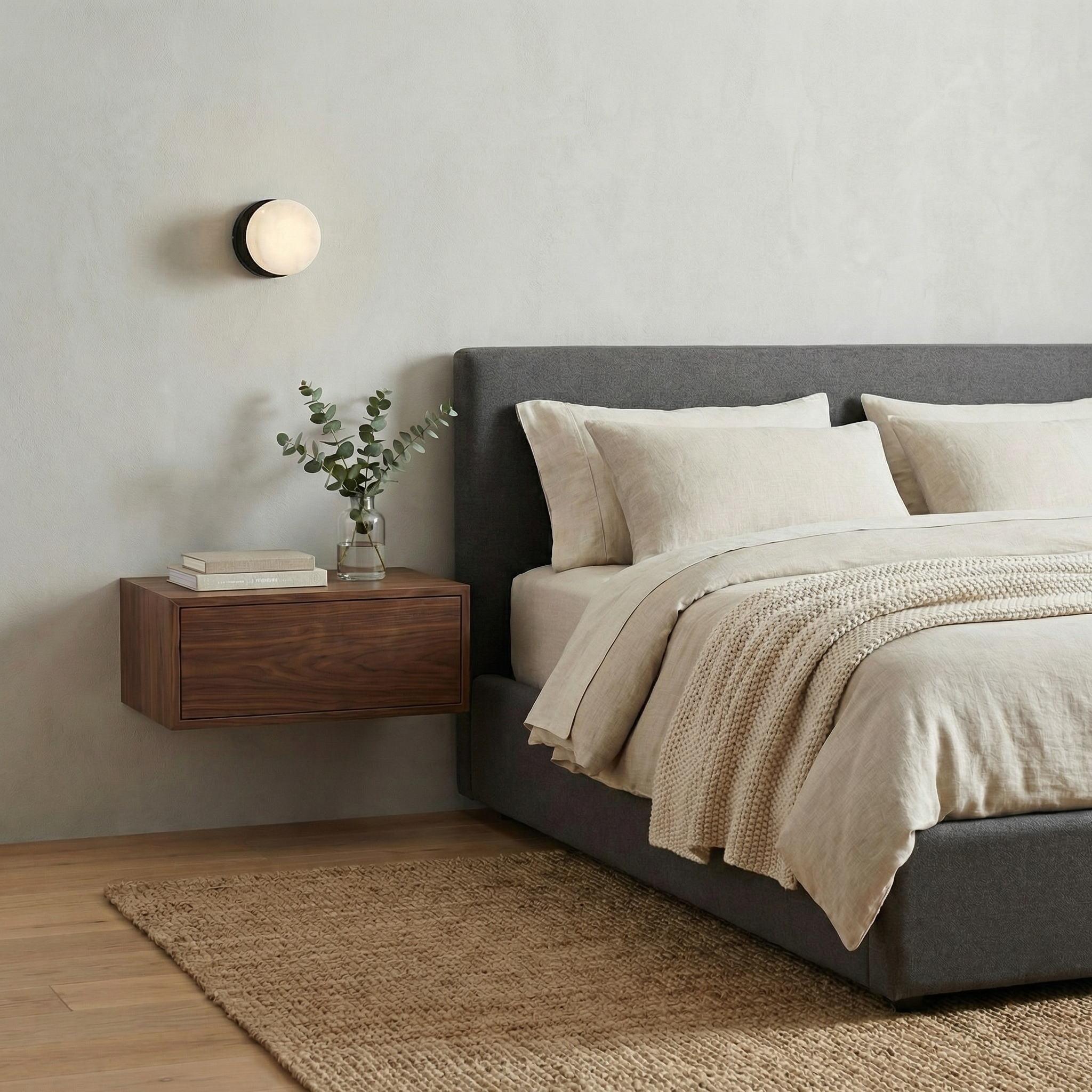 Elegant Marble | Wall Sconce Lighting with Warm LED Glow | Contemporary Design for Cozy Ambiance