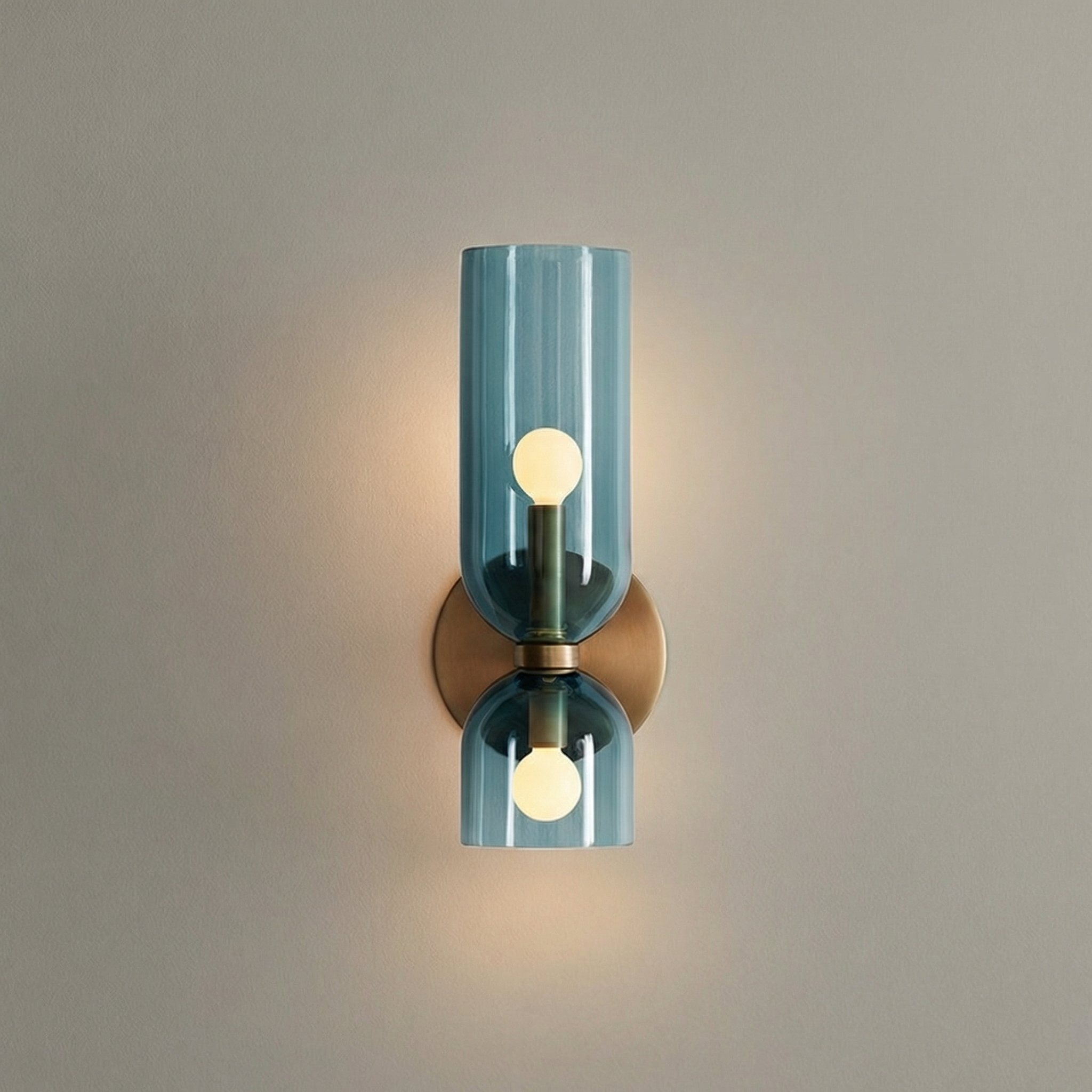 Elegant Glass Wall Sconce Lighting with Soft LED Glow | Modern Design for Dining Rooms and Bars