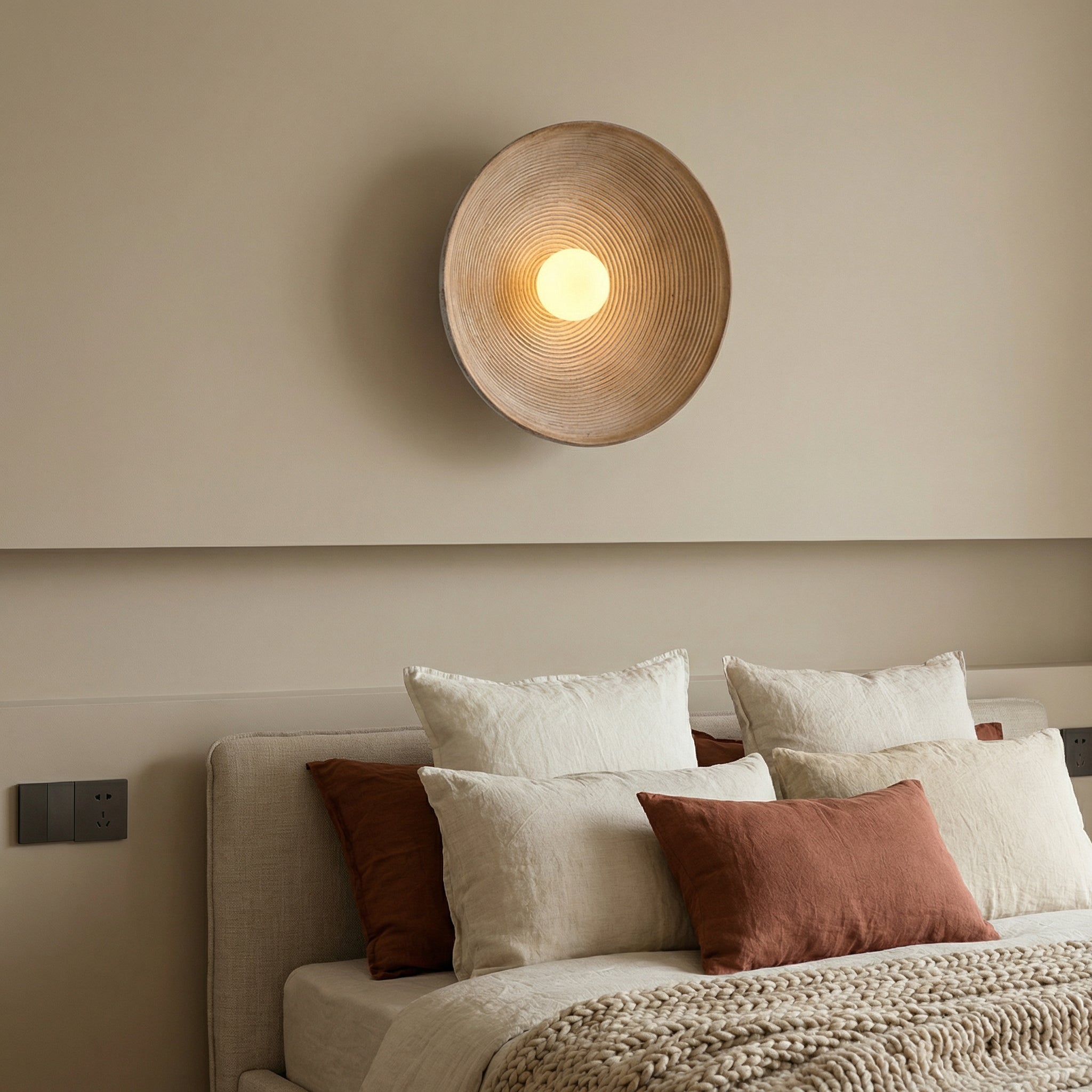 Zenith | Wall Light Sconce with Natural Wood Finish & LED Compatibility | Minimalist Design for Contemporary Ambiance