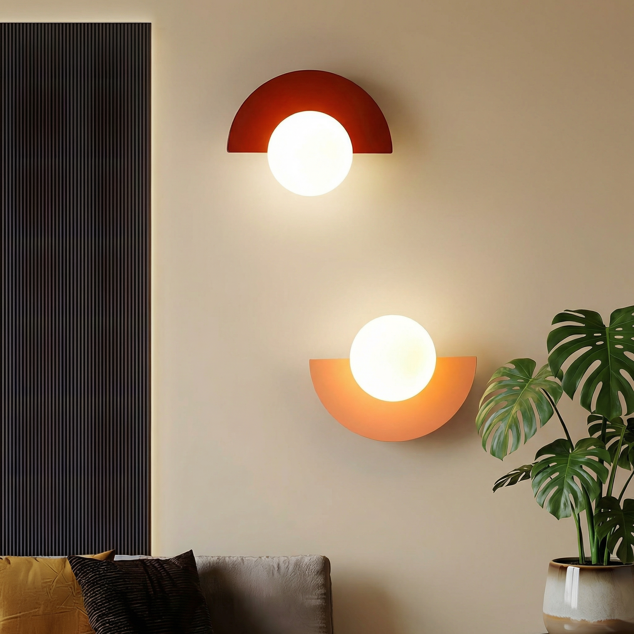Everest | Wall Lamp with Integrated LED & Contemporary Design | Warm Ambiance for Modern Spaces