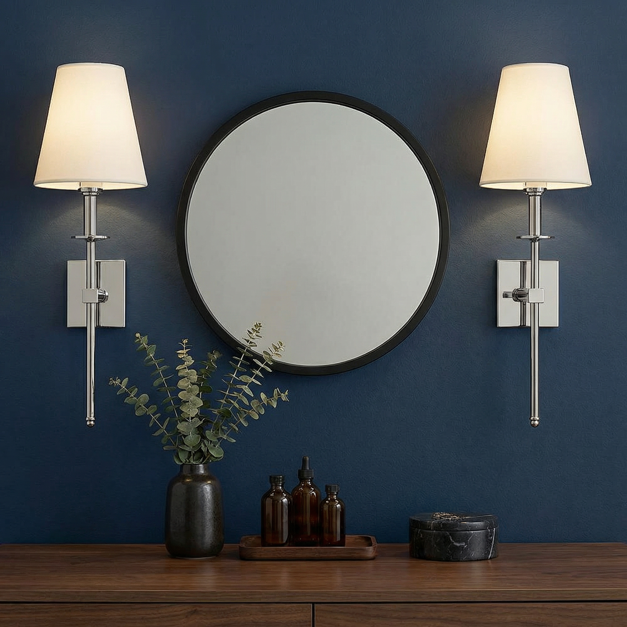 Modern Minimalist | Wall Light Sconce with LED Bulbs | Elegant Design for Cozy Ambiance