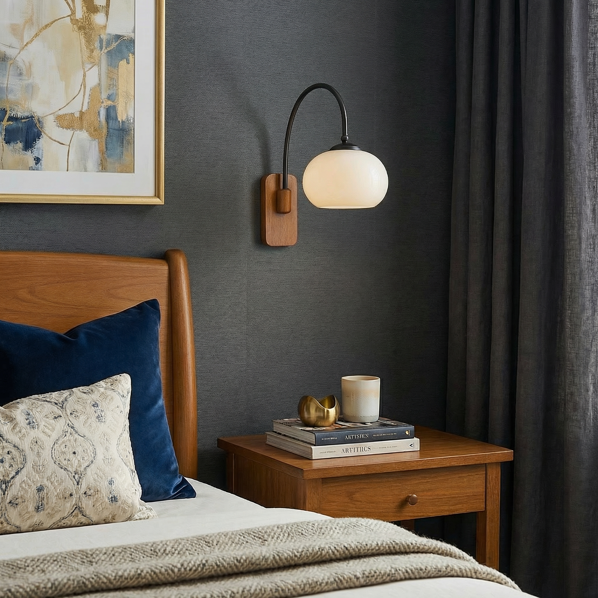 Bauhaus Collection | Wall Light Sconce with Rotatable Arm & Warm LED | Contemporary Design for Modern Elegance