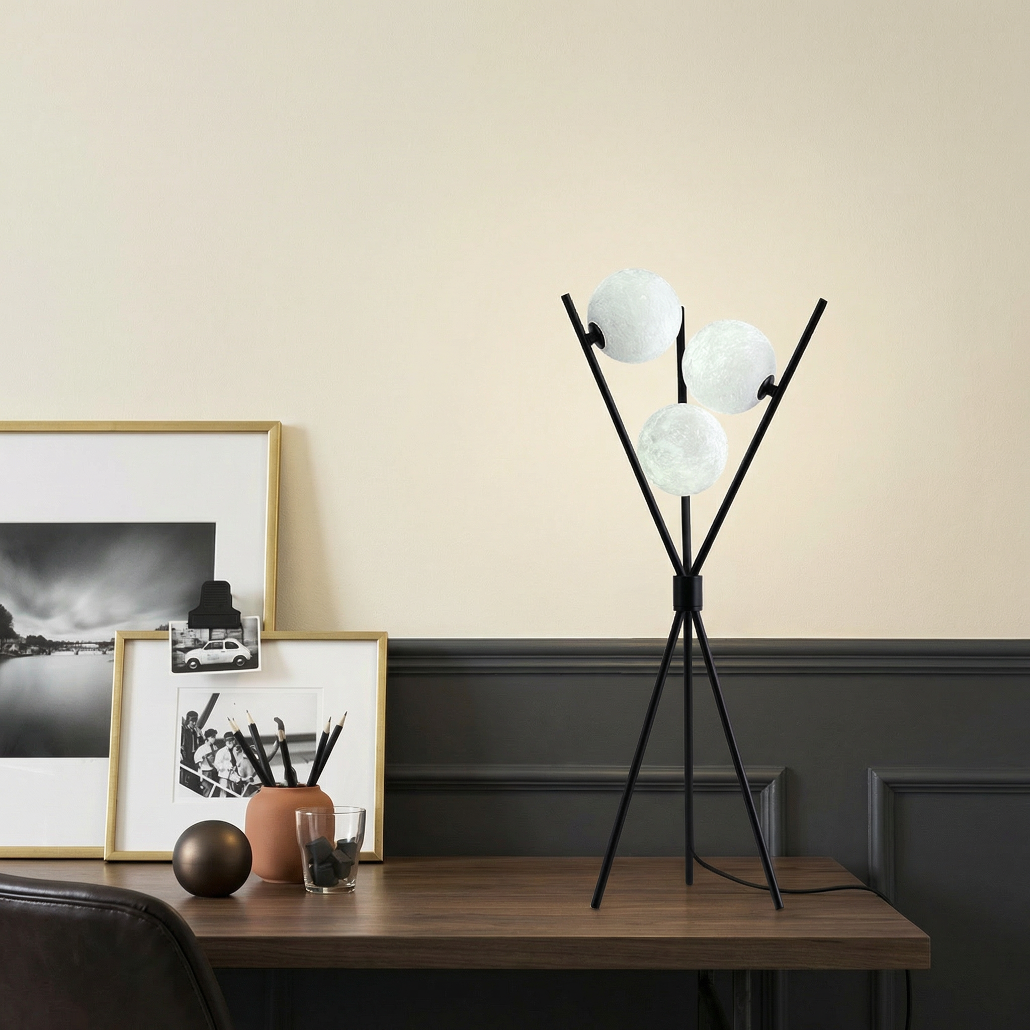 Moon Lamp | Floor/Table Lamp with Soft LED Glow | Modern Design for Elegant Spaces