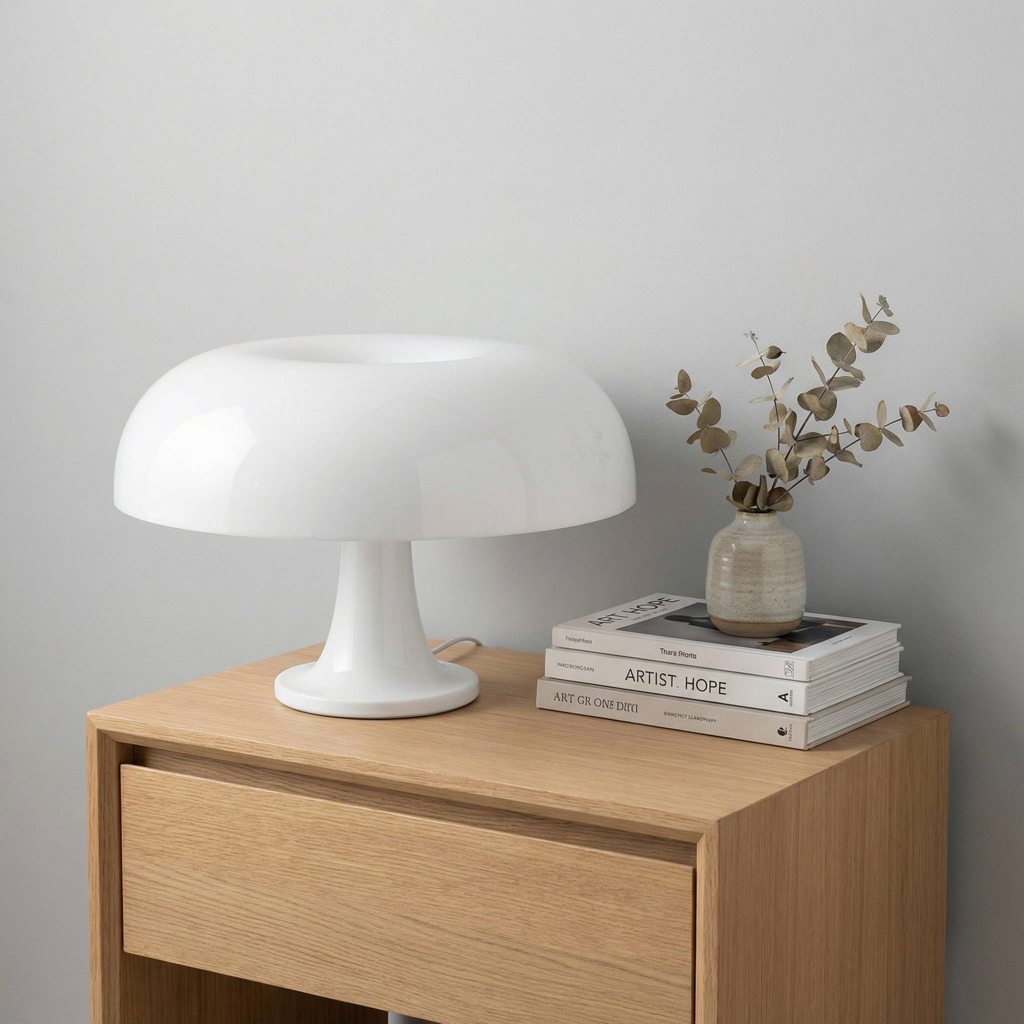 MushroomGlow | Elegant Rechargeable LED Table Lamp for Cozy Ambience