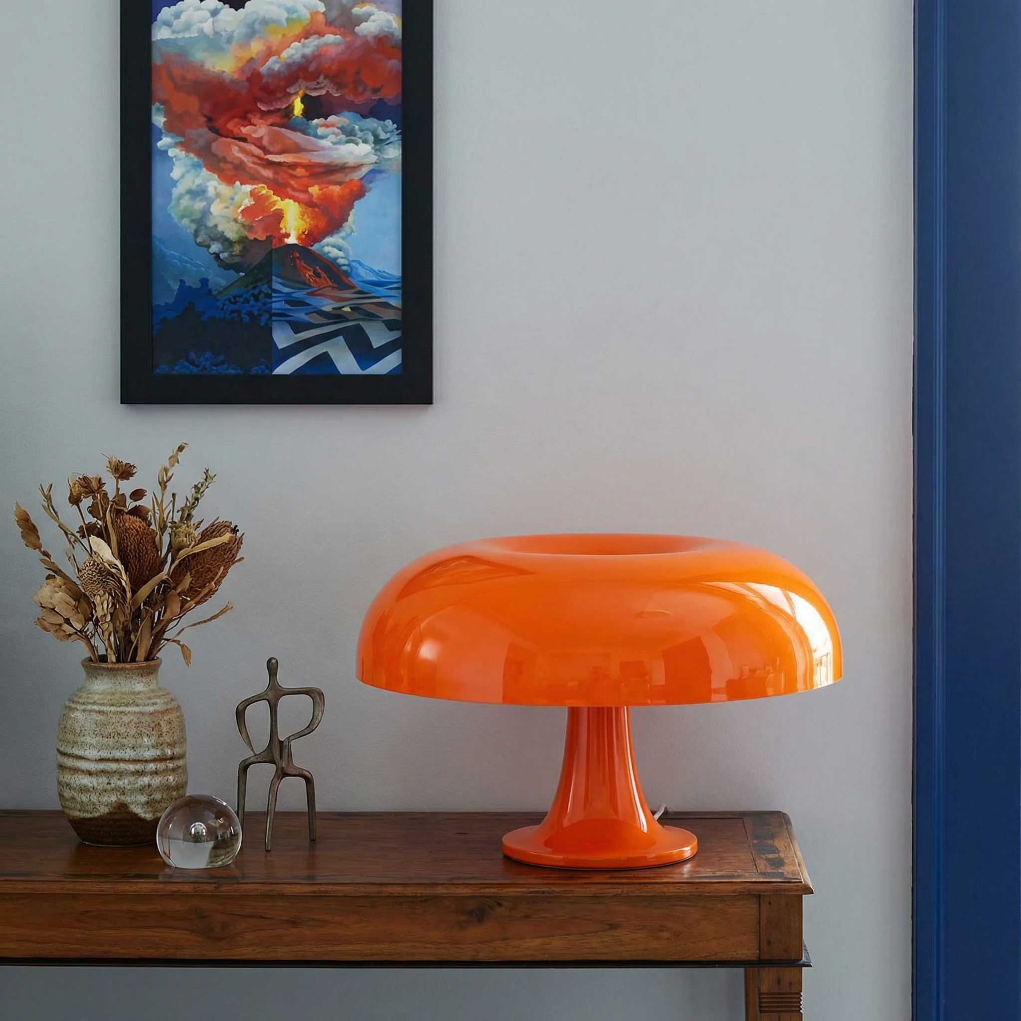 MushroomGlow | Elegant Rechargeable LED Table Lamp for Cozy Ambience