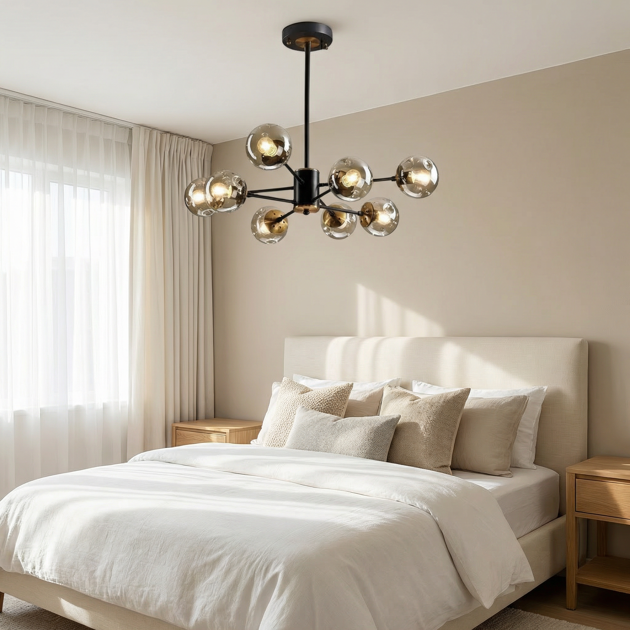 Ida Collection | Modern Chandelier Light with Minimalist Design | Elegant Lighting for Dining Rooms and More