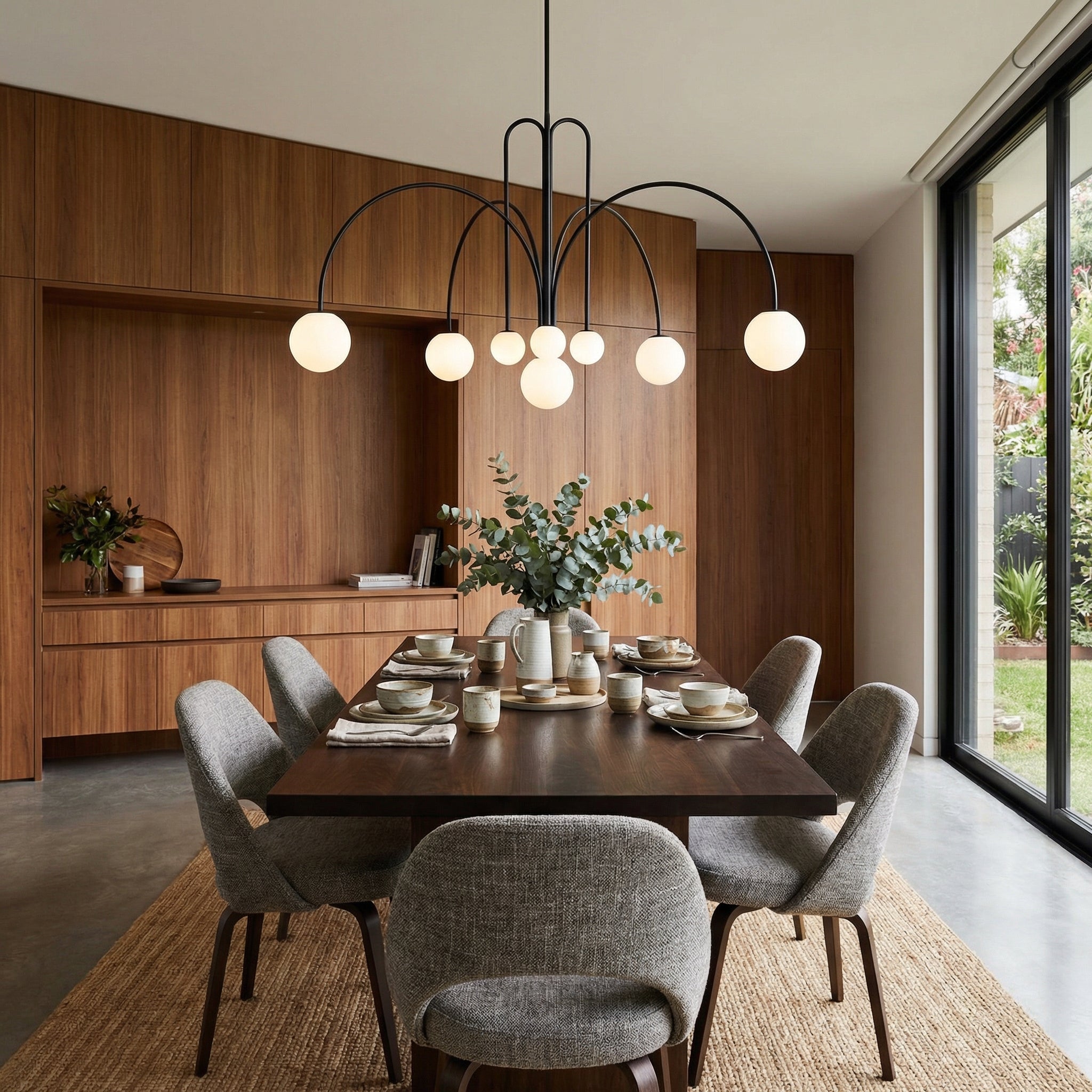 Gran Finale | Modern Suspension Ceiling Light with Adjustable Height | Elegant Design for Dining and Bar Areas