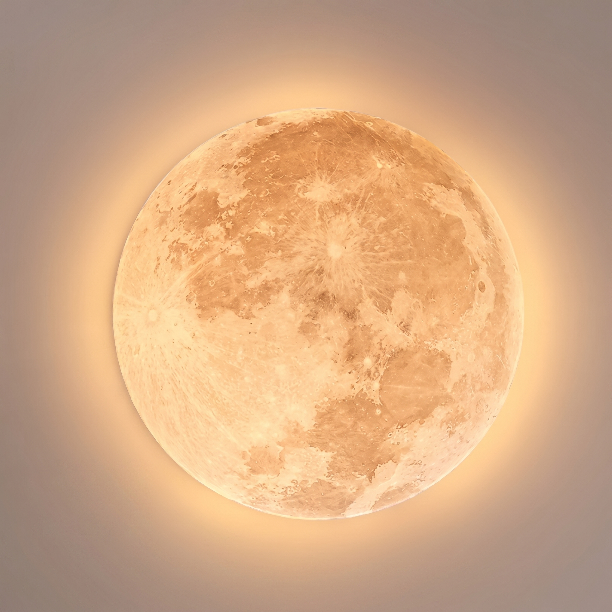 LunaGlow | Modern Dimmable LED Flush Mount Ceiling Light Fixture