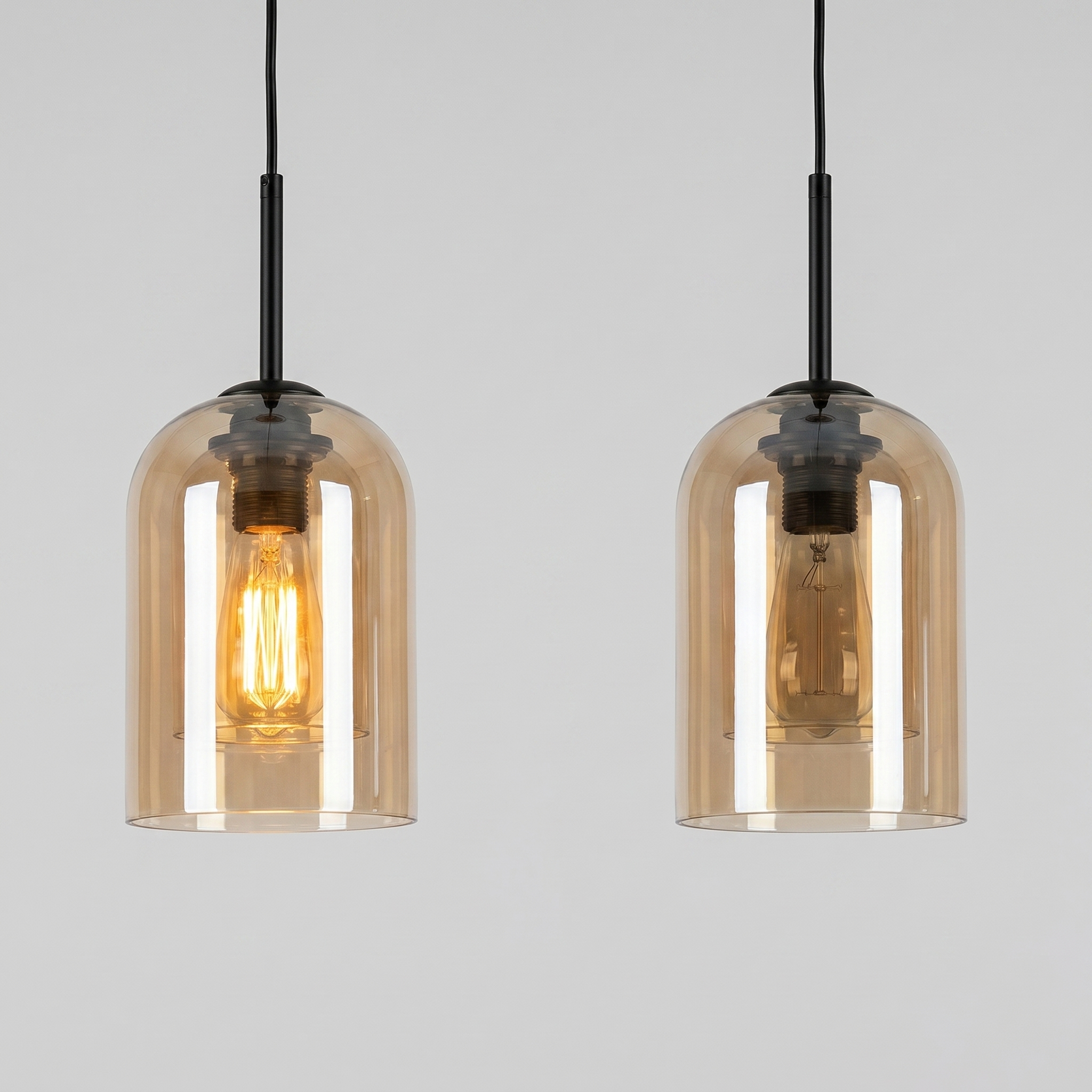 Modern Glass Pendant Light for Kitchen, Bedside & Commercial Spaces | Lunaris