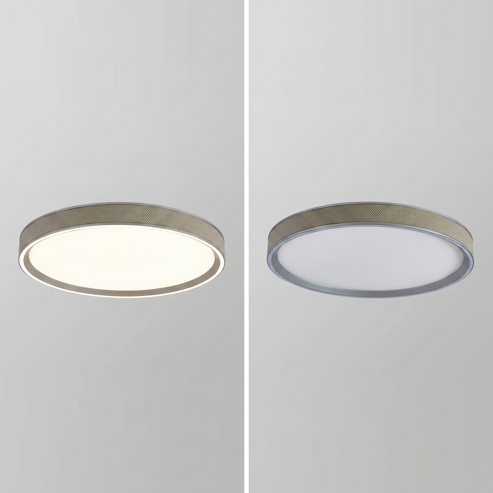 Modern Ceiling Light | LED Flush Mount Fixture with Remote Control | Adjustable Brightness for Versatile Home Lighting