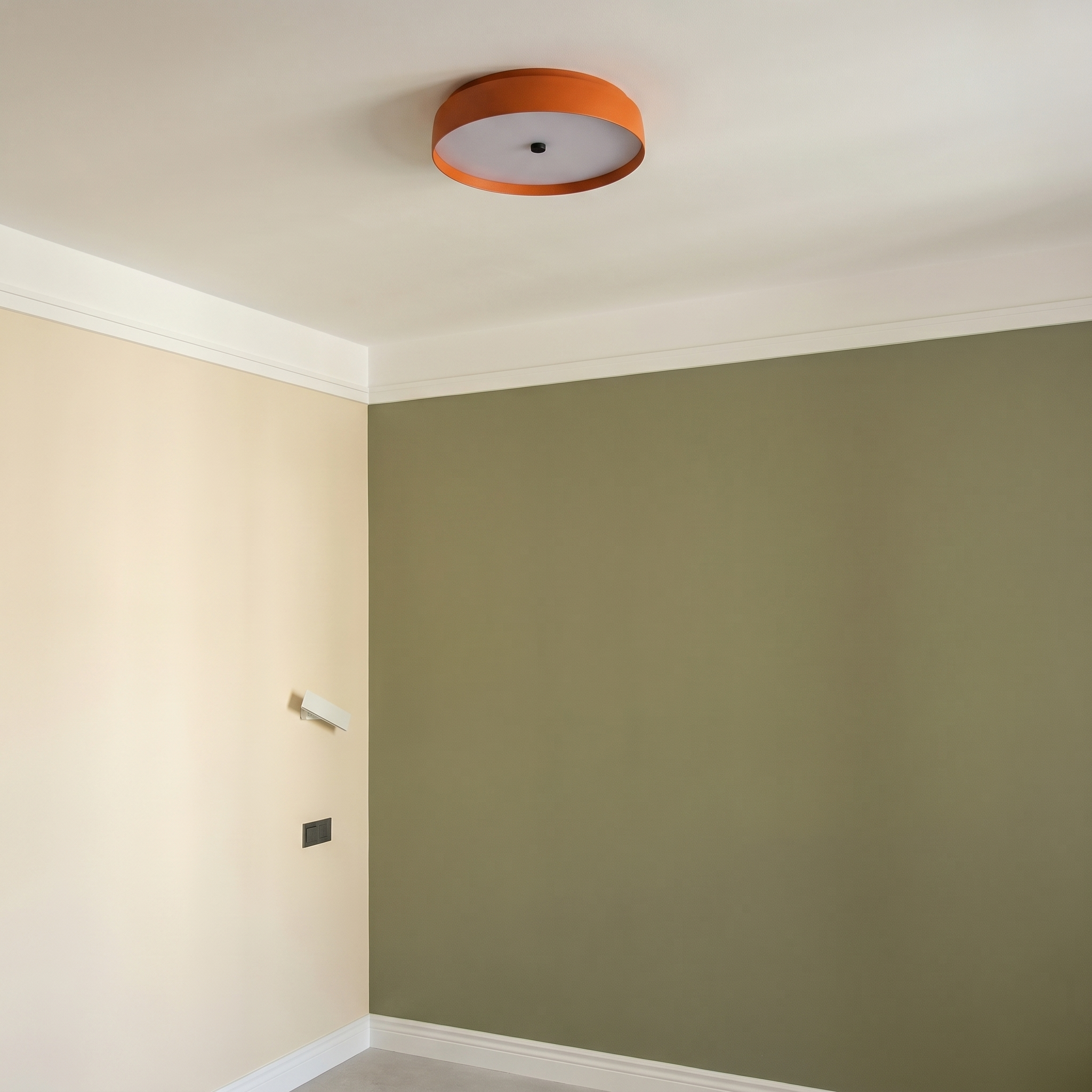 Modern Metal | Flush Mount Ceiling Light with Adjustable Brightness